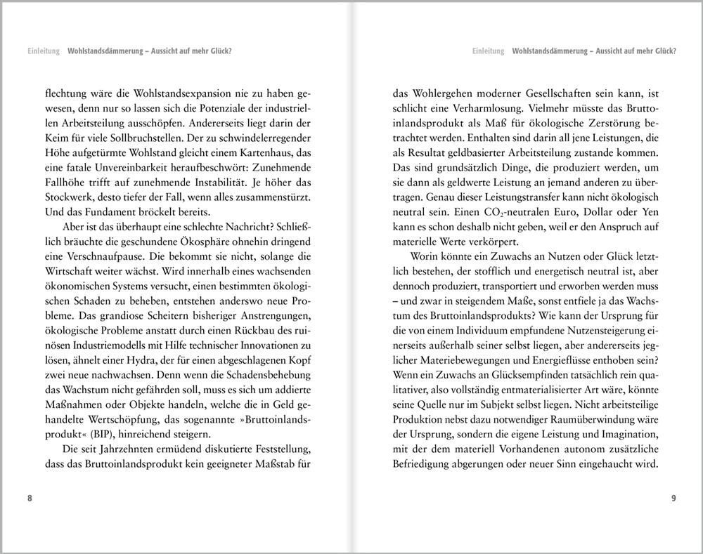 Beispielinhalt (Bild) Befreiung vom Überfluss - das Update