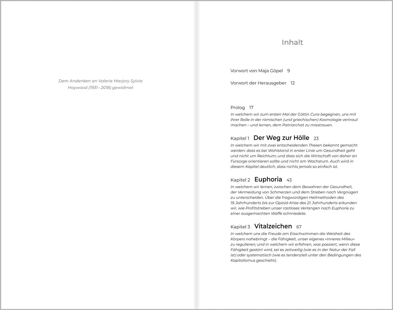 Beispielinhalt (Bild) Ökonomie der Fürsorge