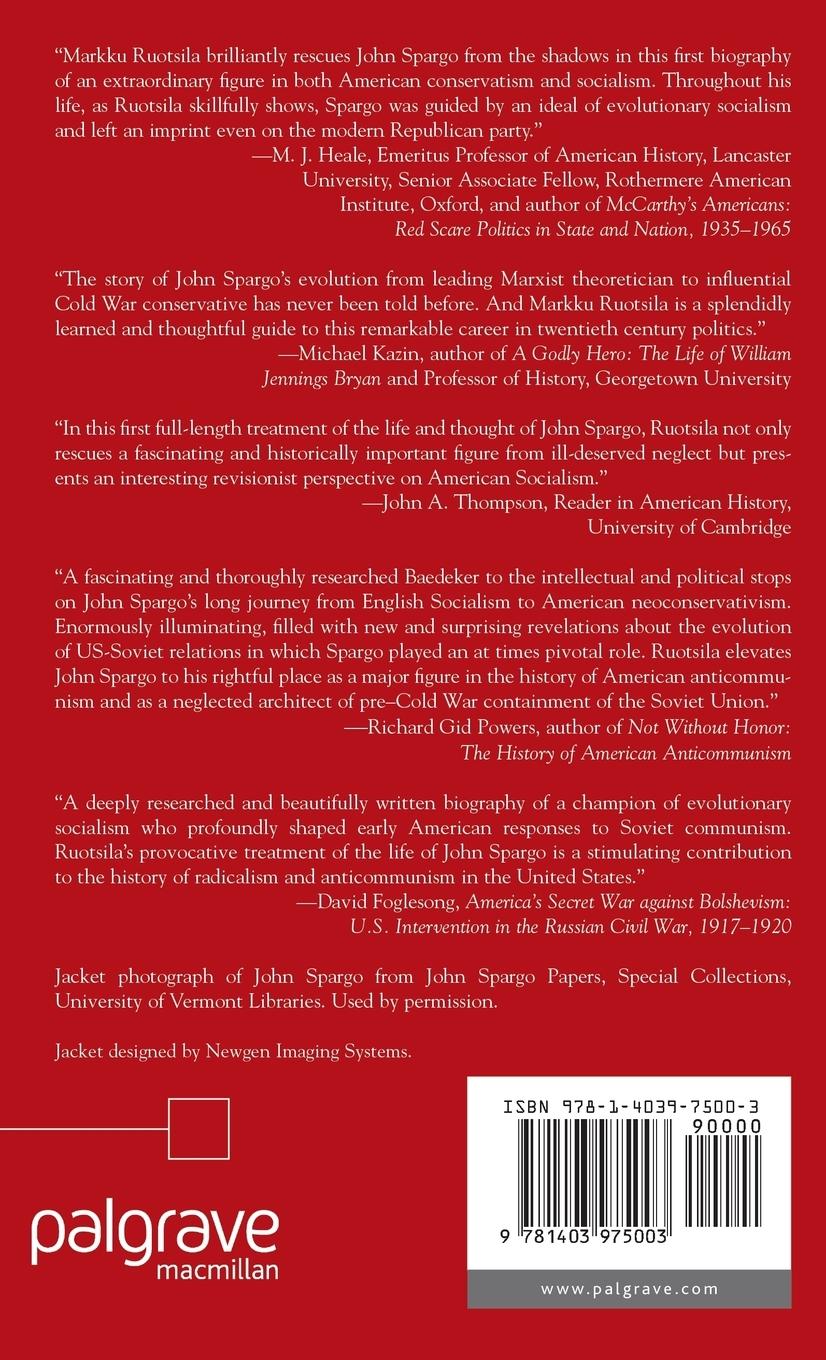 Rückseitencover John Spargo and American Socialism