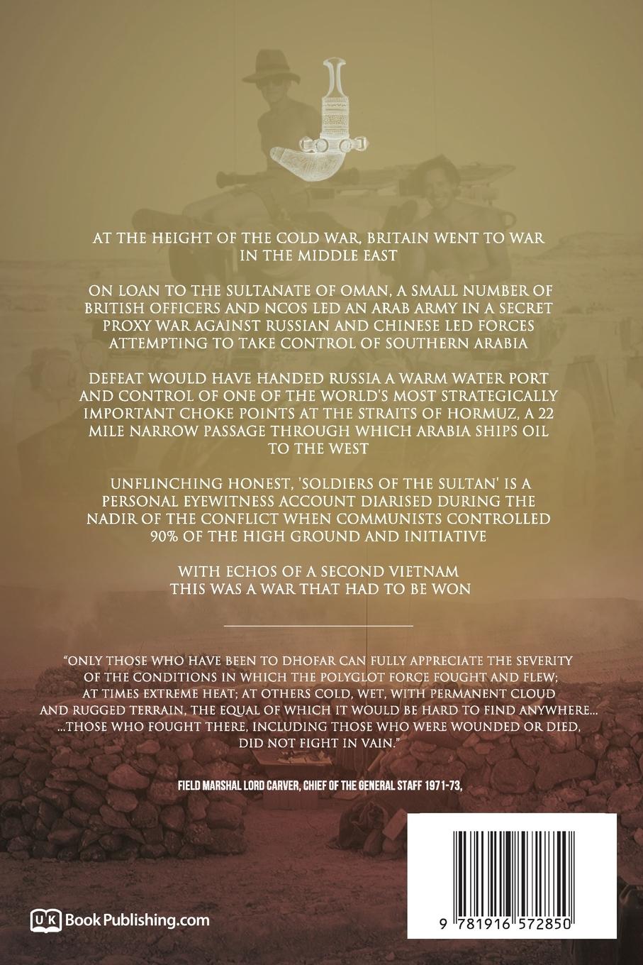 Rückseitencover Soldiers of The Sultan