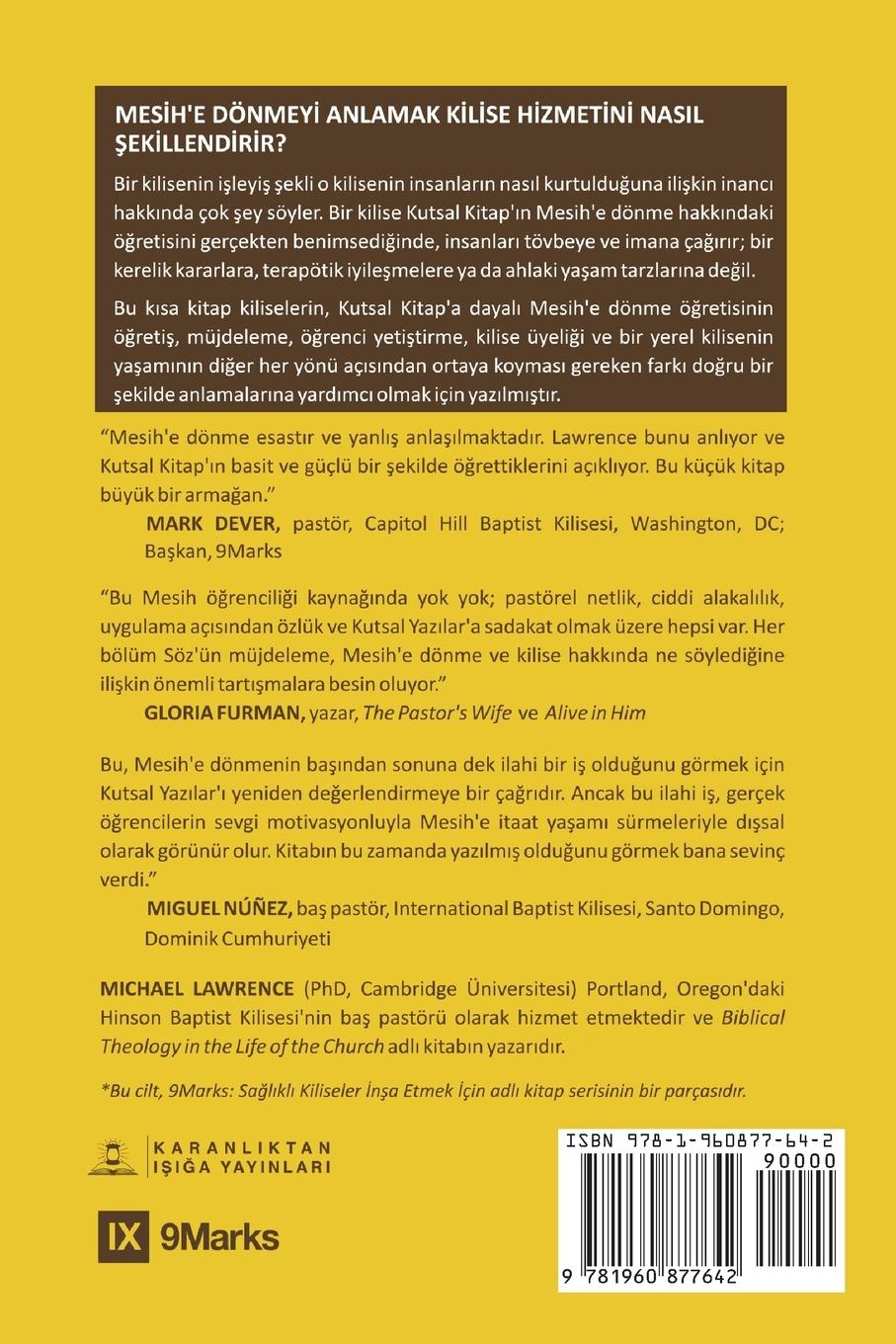 Rückseitencover Conversion / Mesih'e Dönme