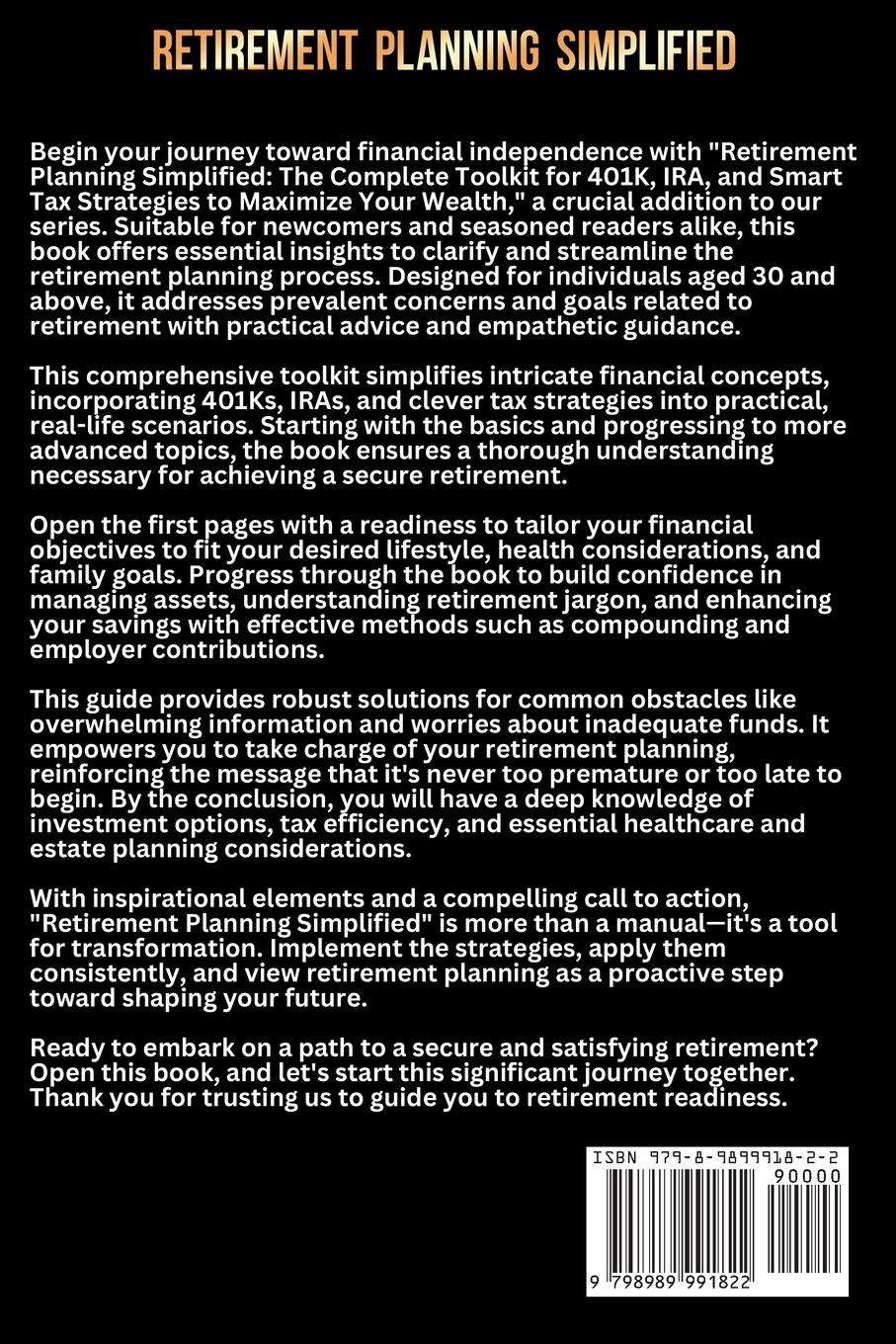 Rückseitencover Retirement Planning Simplified