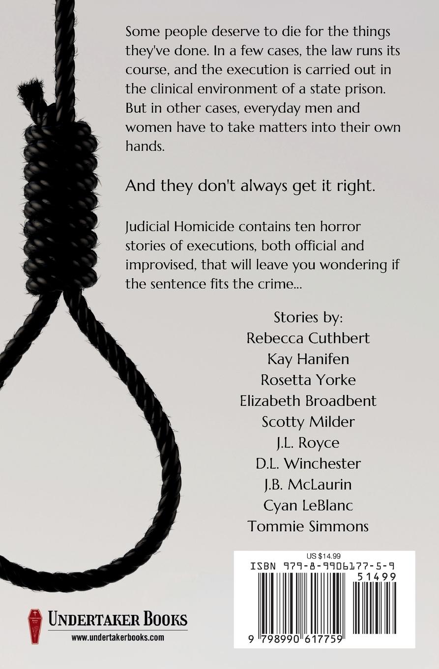 Rückseitencover Judicial Homicide