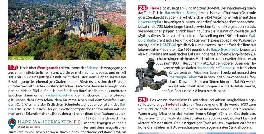 Beispielinhalt (Bild) Freizeitkarte Harz