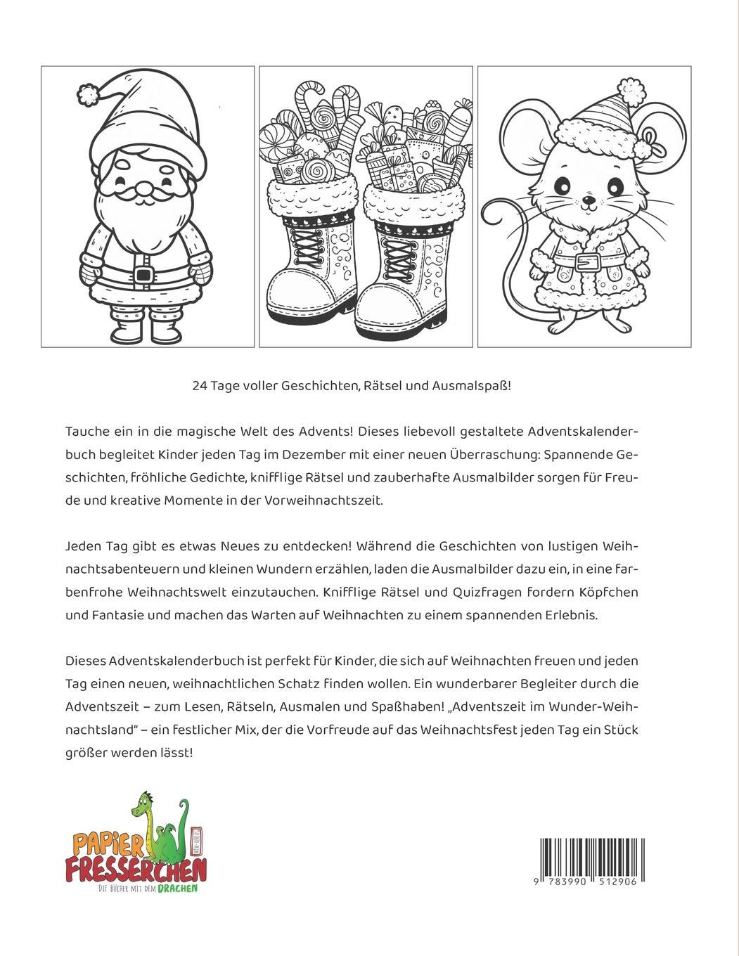 Rückseitencover Adventszeit im Wunder-Weihnachtsland