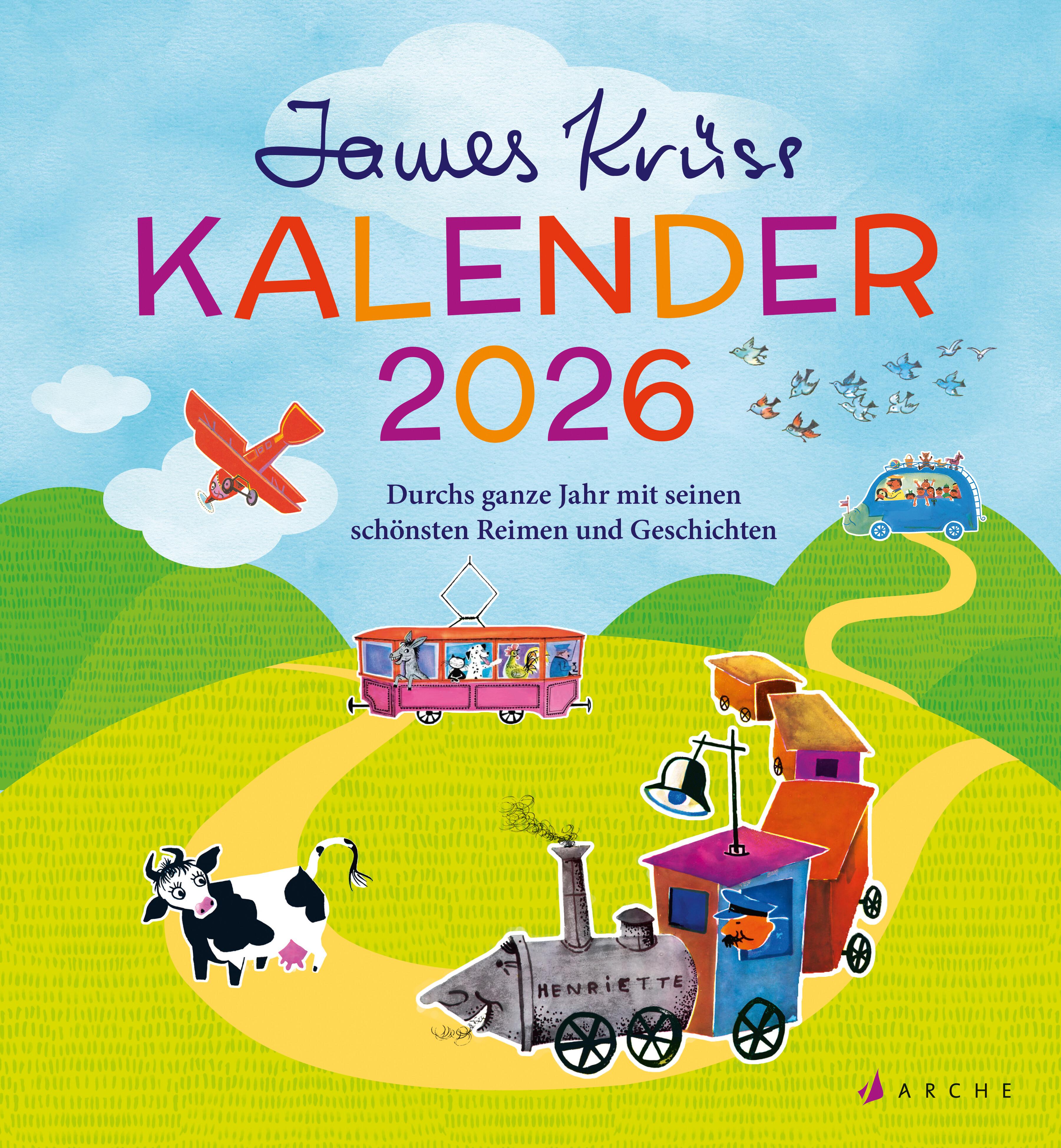 Vorderes Coverbild James Krüss Kalender 2026