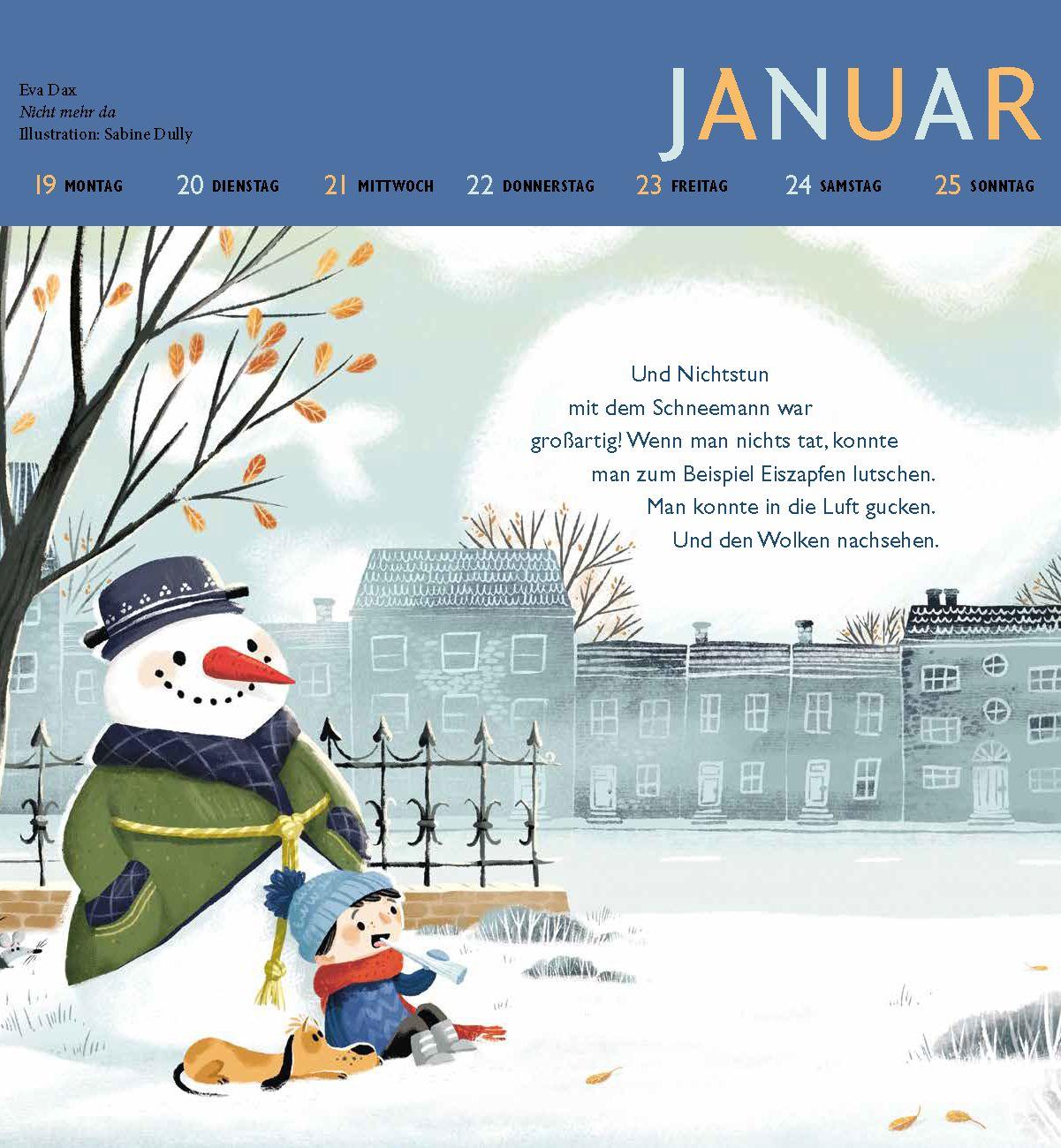 Beispielinhalt (Bild) Arche Kinder Kalender 2026