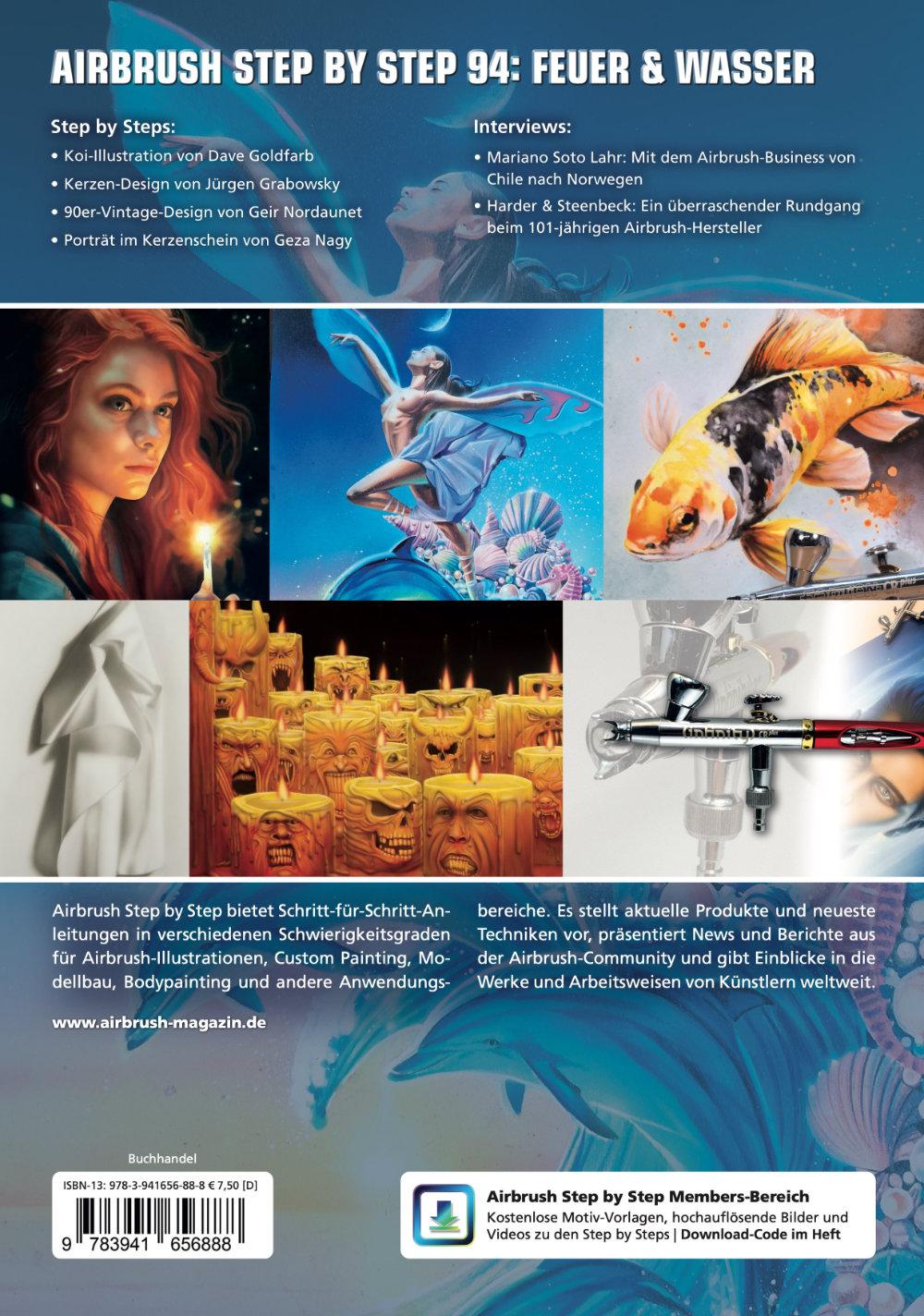 Rückseitencover Airbrush Step by Step 94