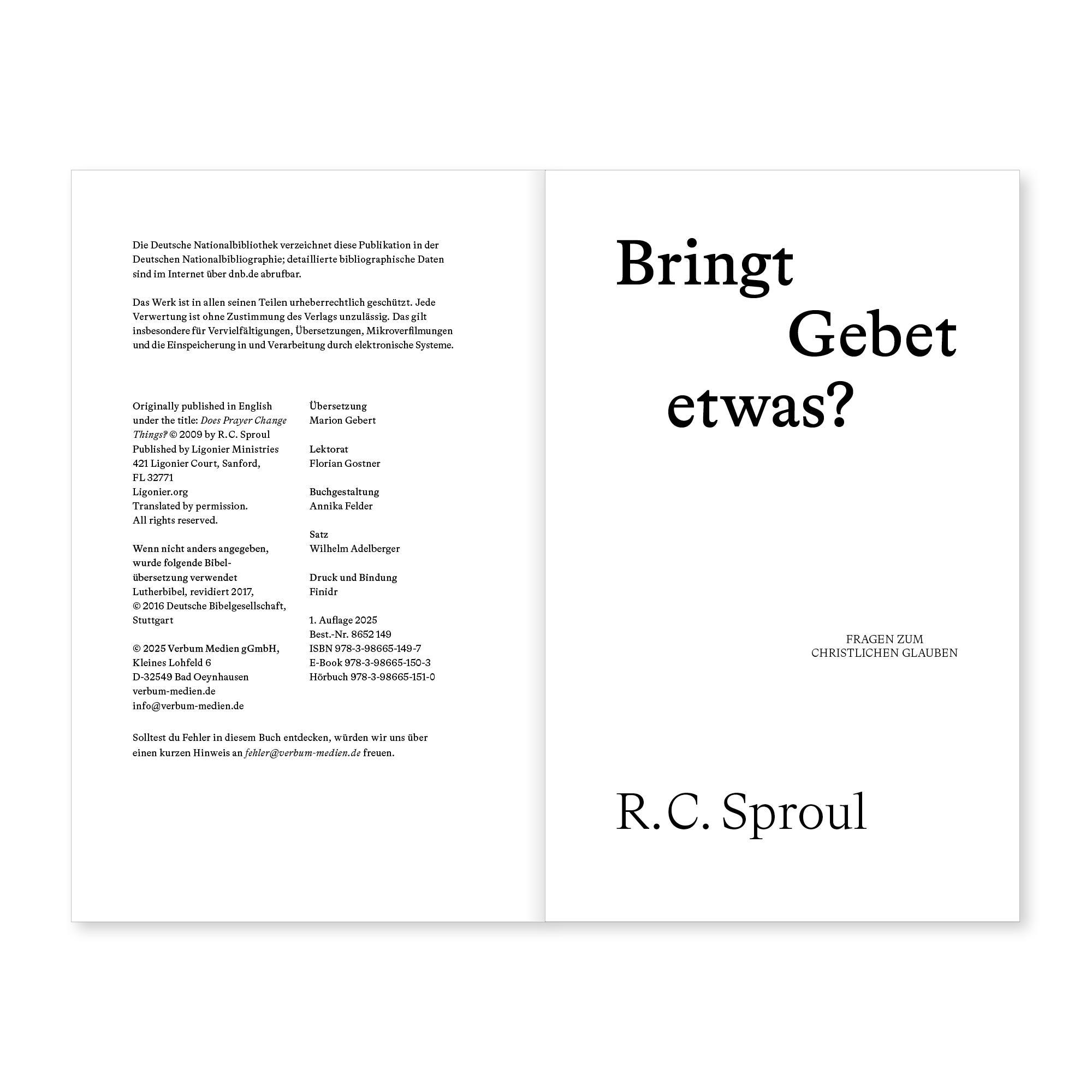 Beispielinhalt (Bild) Bringt Gebet etwas?