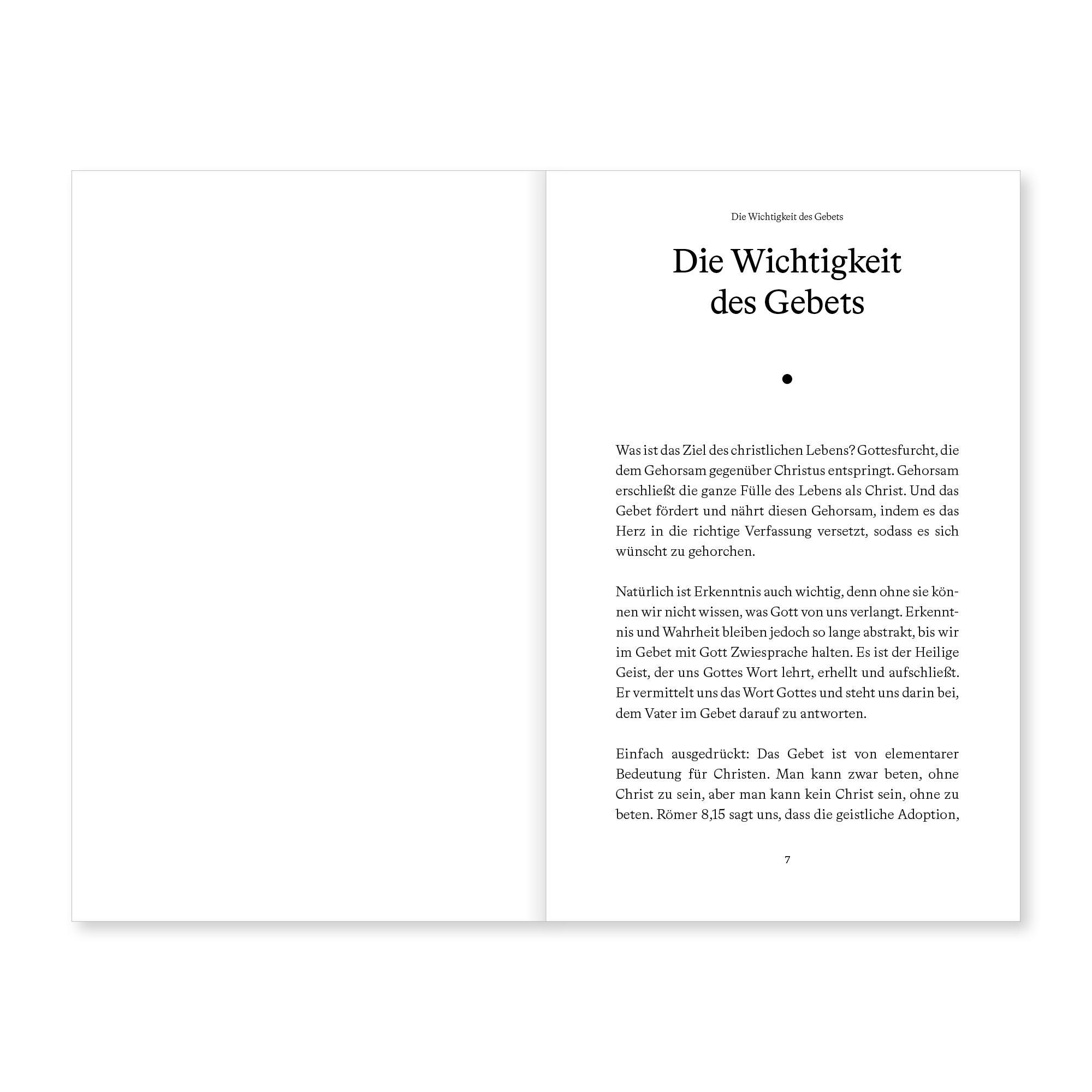 Beispielinhalt (Bild) Bringt Gebet etwas?