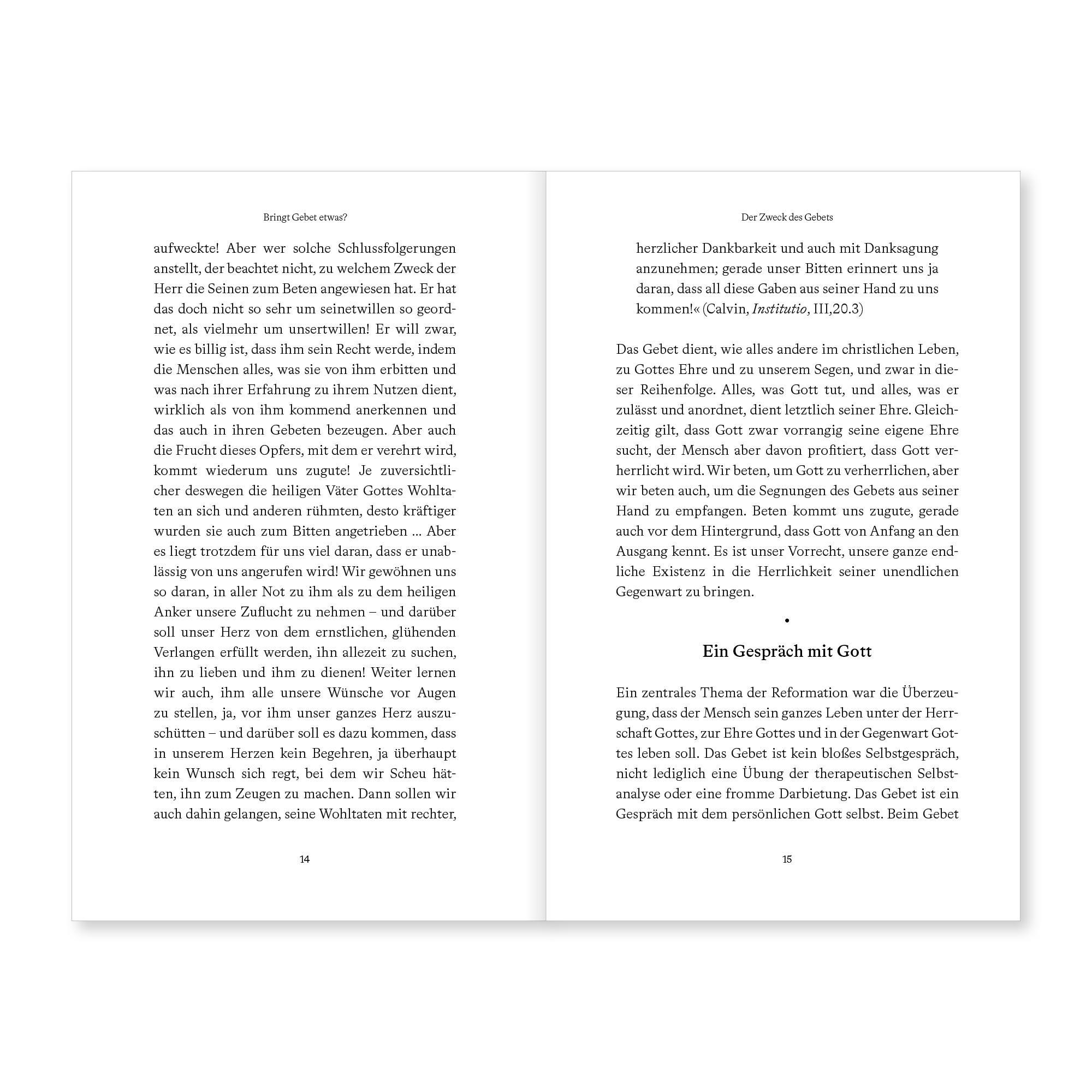 Beispielinhalt (Bild) Bringt Gebet etwas?