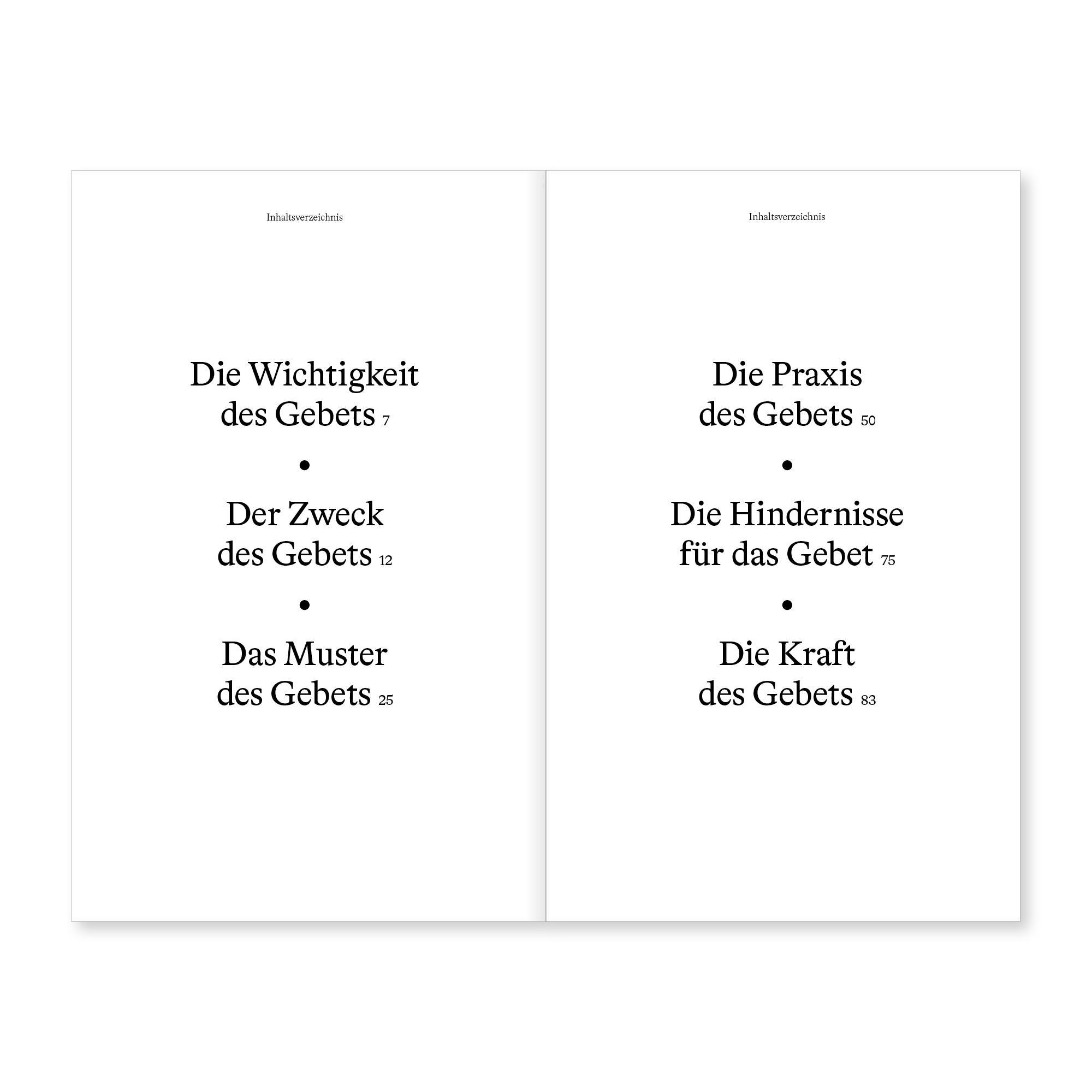 Beispielinhalt (Bild) Bringt Gebet etwas?