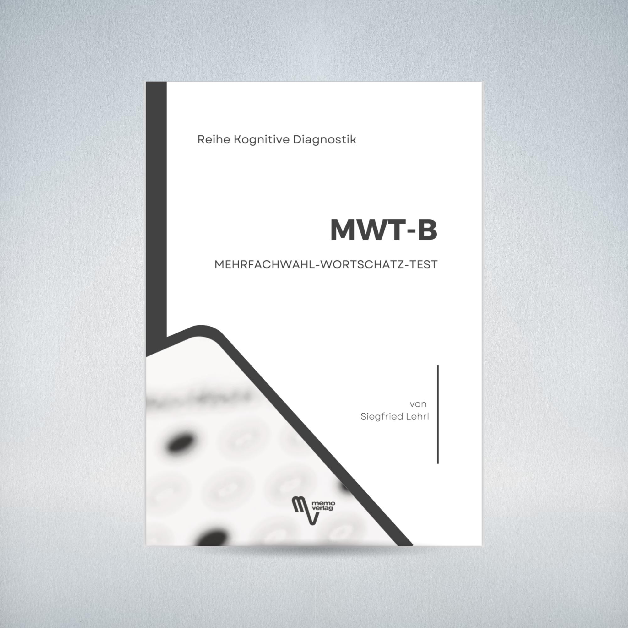 Vorderes Coverbild MWT-B Mehrfachwahl-Wortschatz-Test