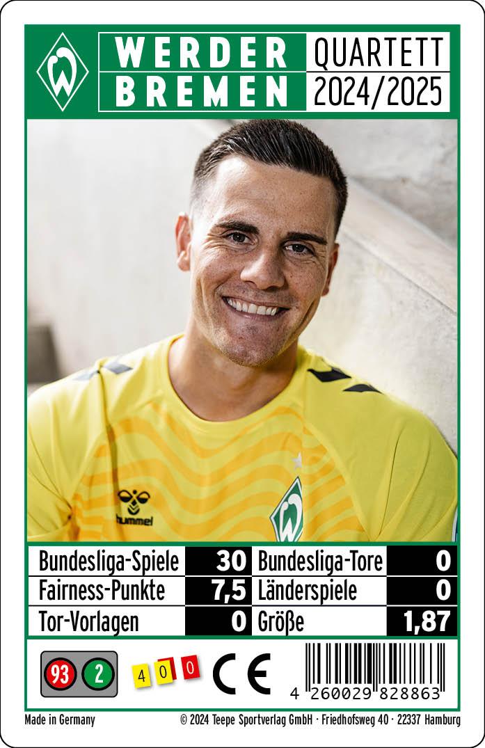 Vorderes Coverbild Werder Bremen Quartett 24/25