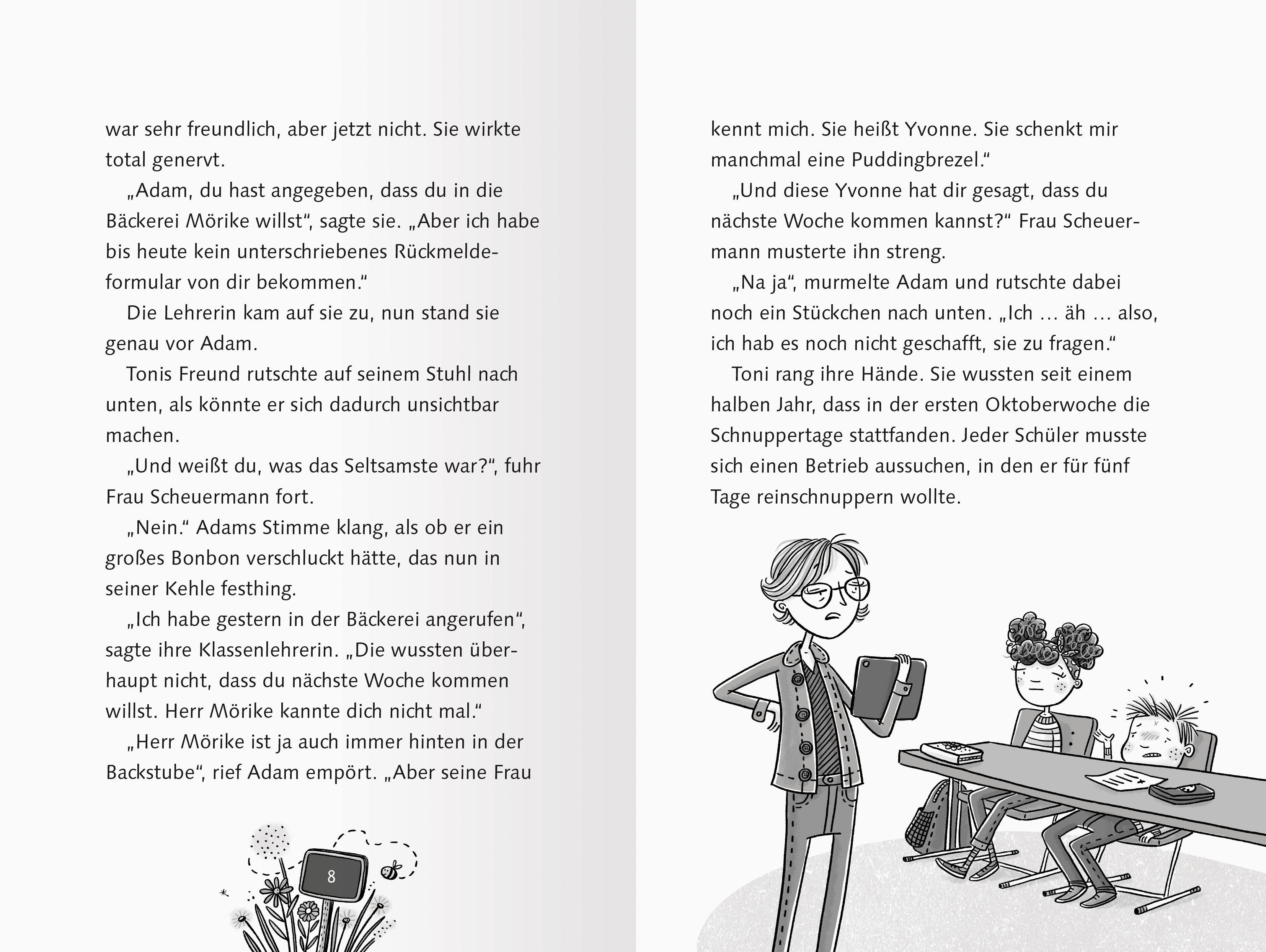 Beispielinhalt (Bild) Die Stadtgärtnerin, Band 3 - Blumenglück hoch vier!