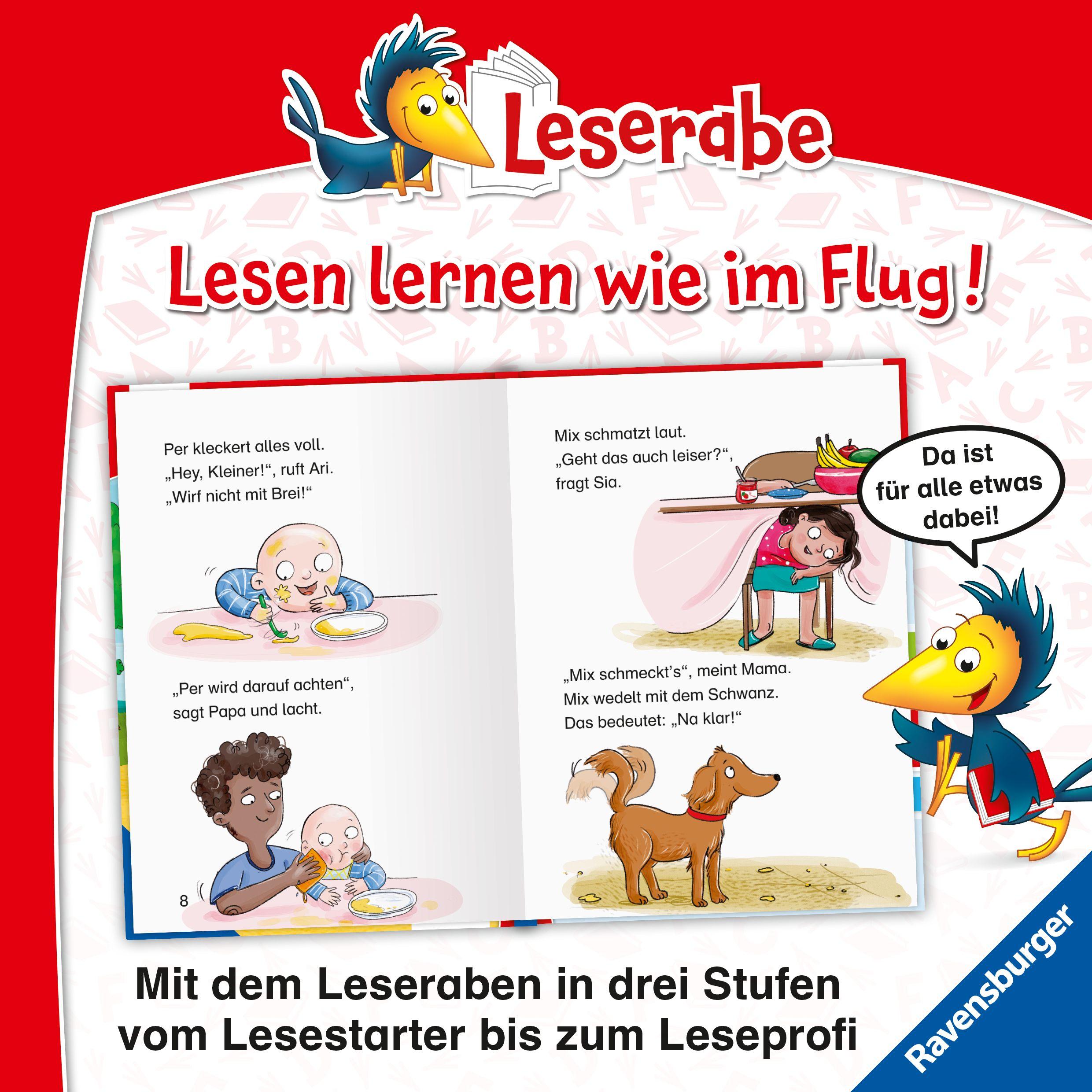 Beispielinhalt (Bild) Leserabe 1. Lesestufe - Pups-Alarm!