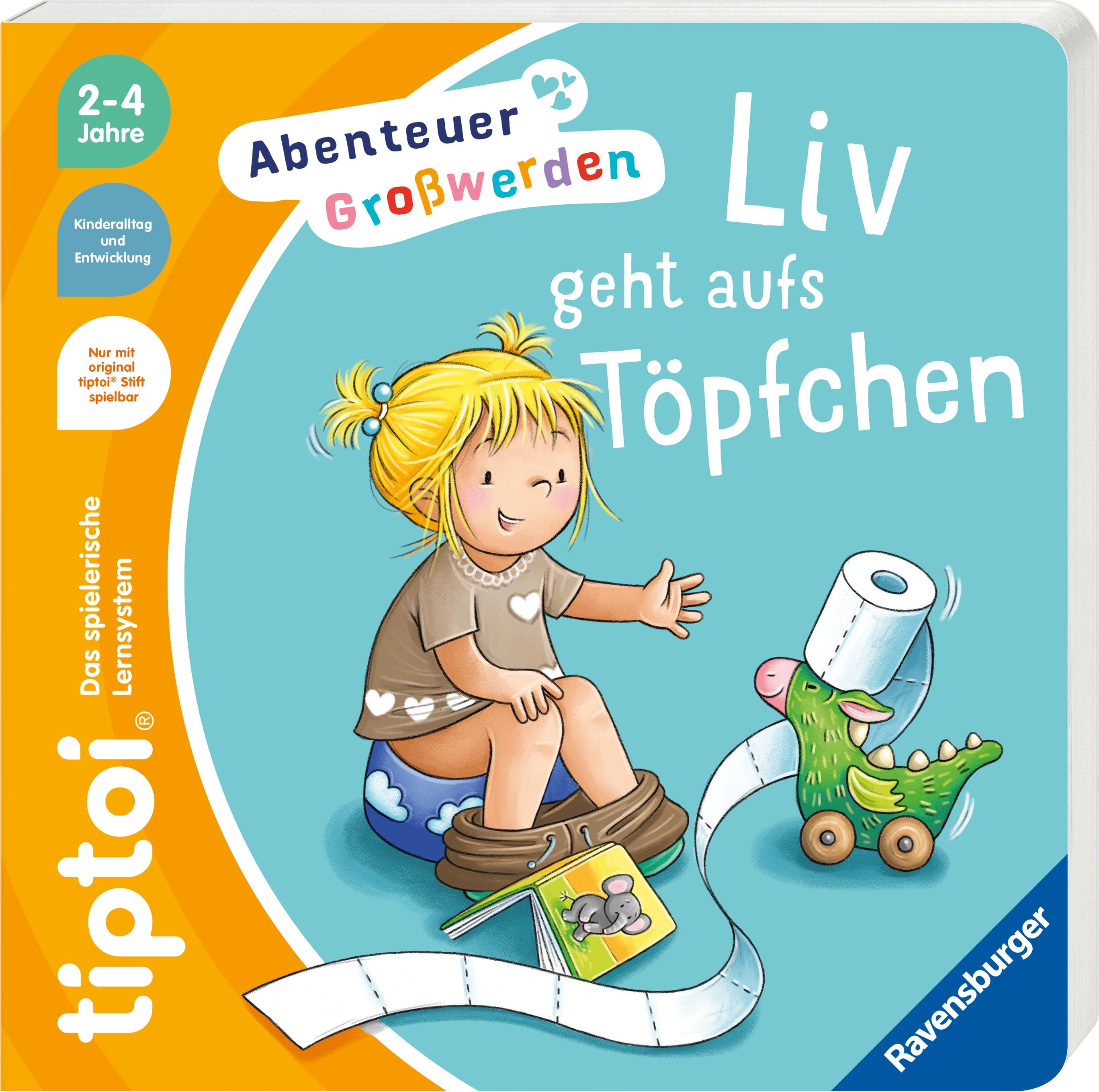 Vorderes Coverbild tiptoi® Abenteuer Großwerden - Liv geht aufs Töpfchen
