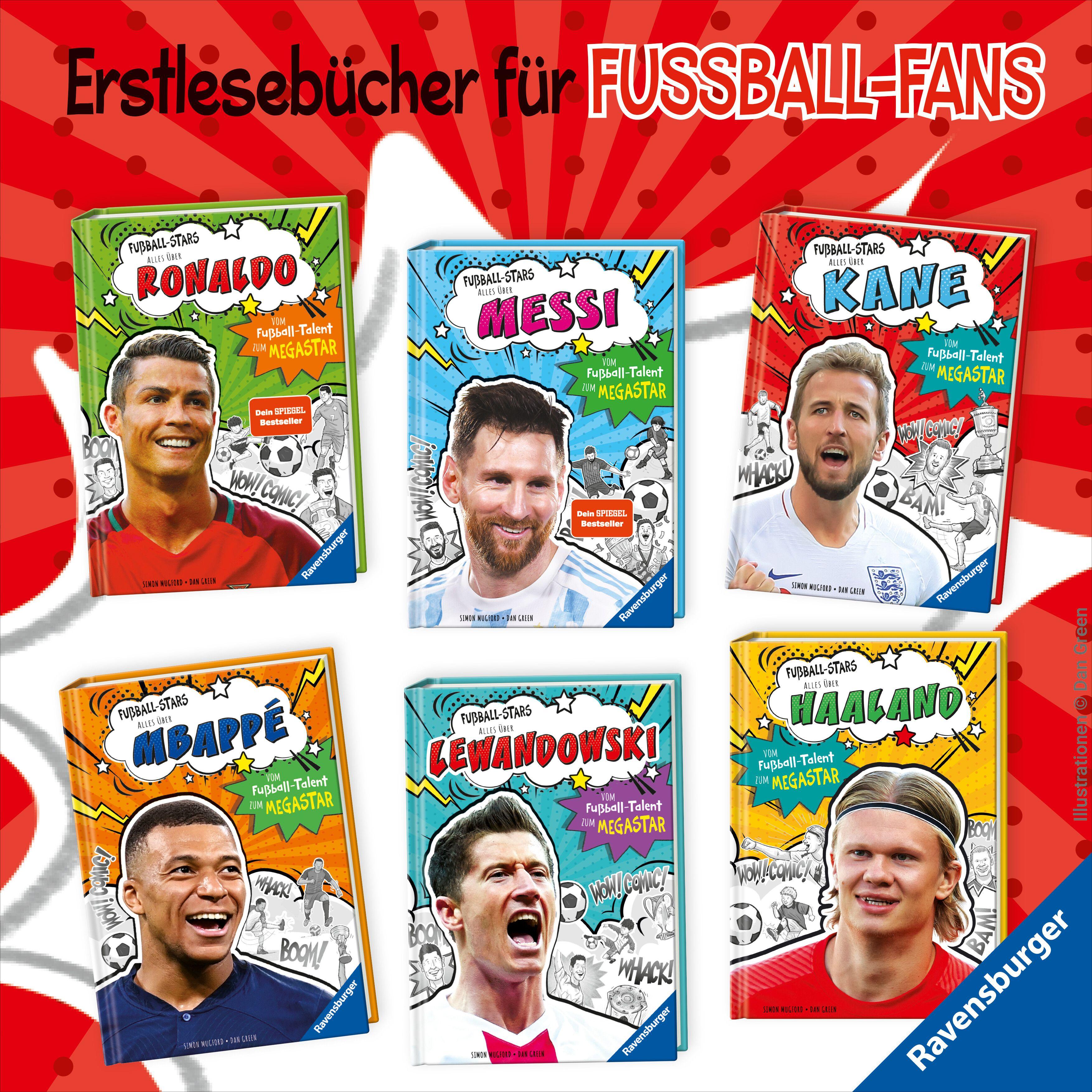 Beispielinhalt (Bild) Fußball-Stars - Alles über Kane. Vom Fußball-Talent zum Megastar