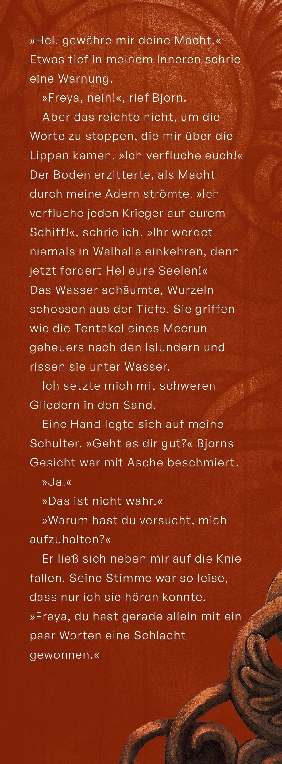 Beispielinhalt (Bild) Die Skaland-Saga, Band 2 - A Curse Carved in Bone