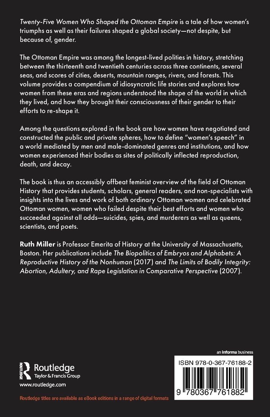 Rückseitencover Twenty-Five Women Who Shaped the Ottoman Empire