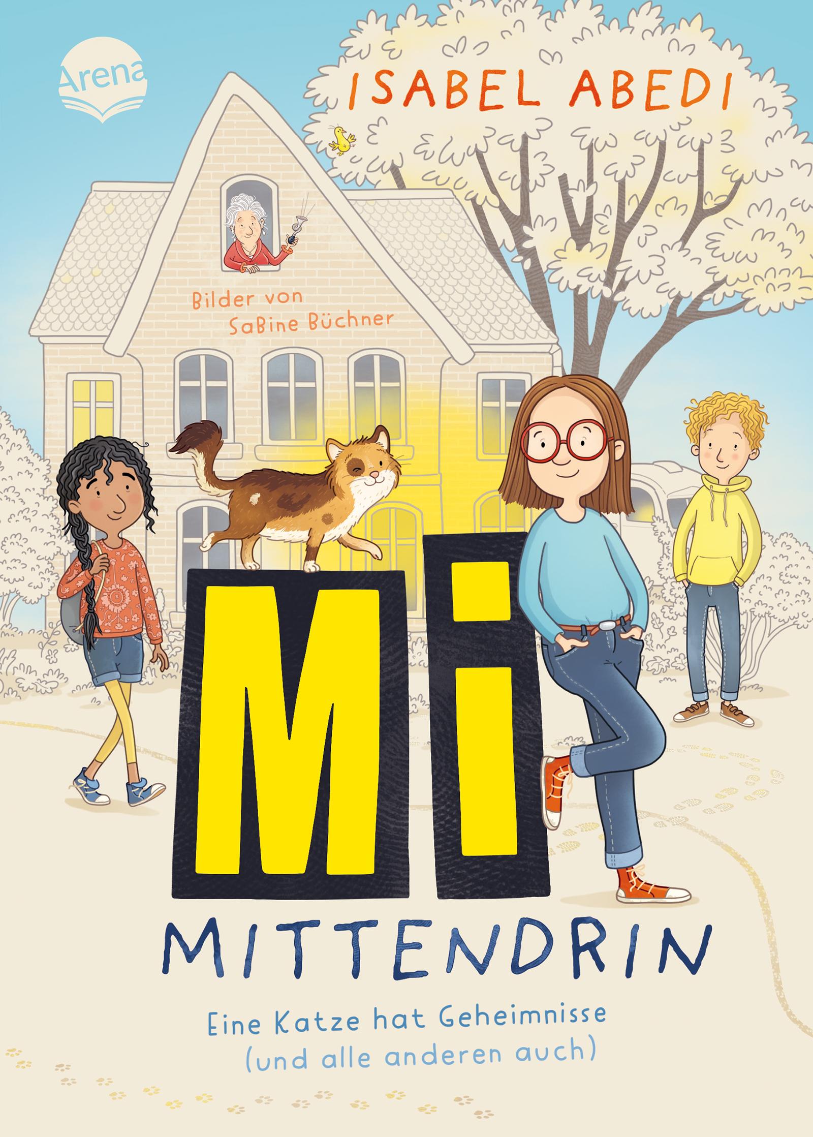 Vorderes Coverbild Mi mittendrin. Eine Katze hat Geheimnisse (und alle anderen auch)