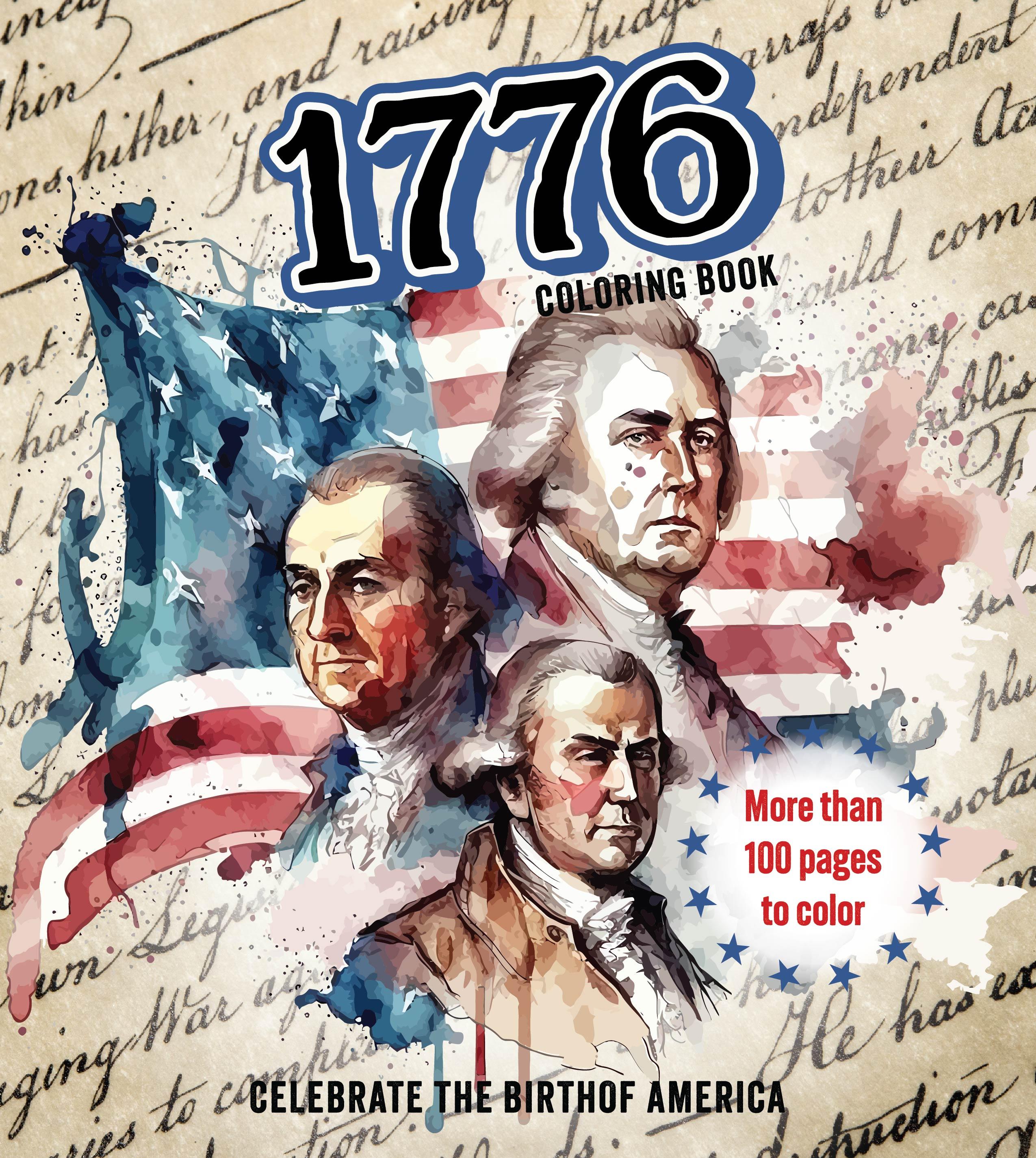 Vorderes Coverbild 1776 Coloring Book