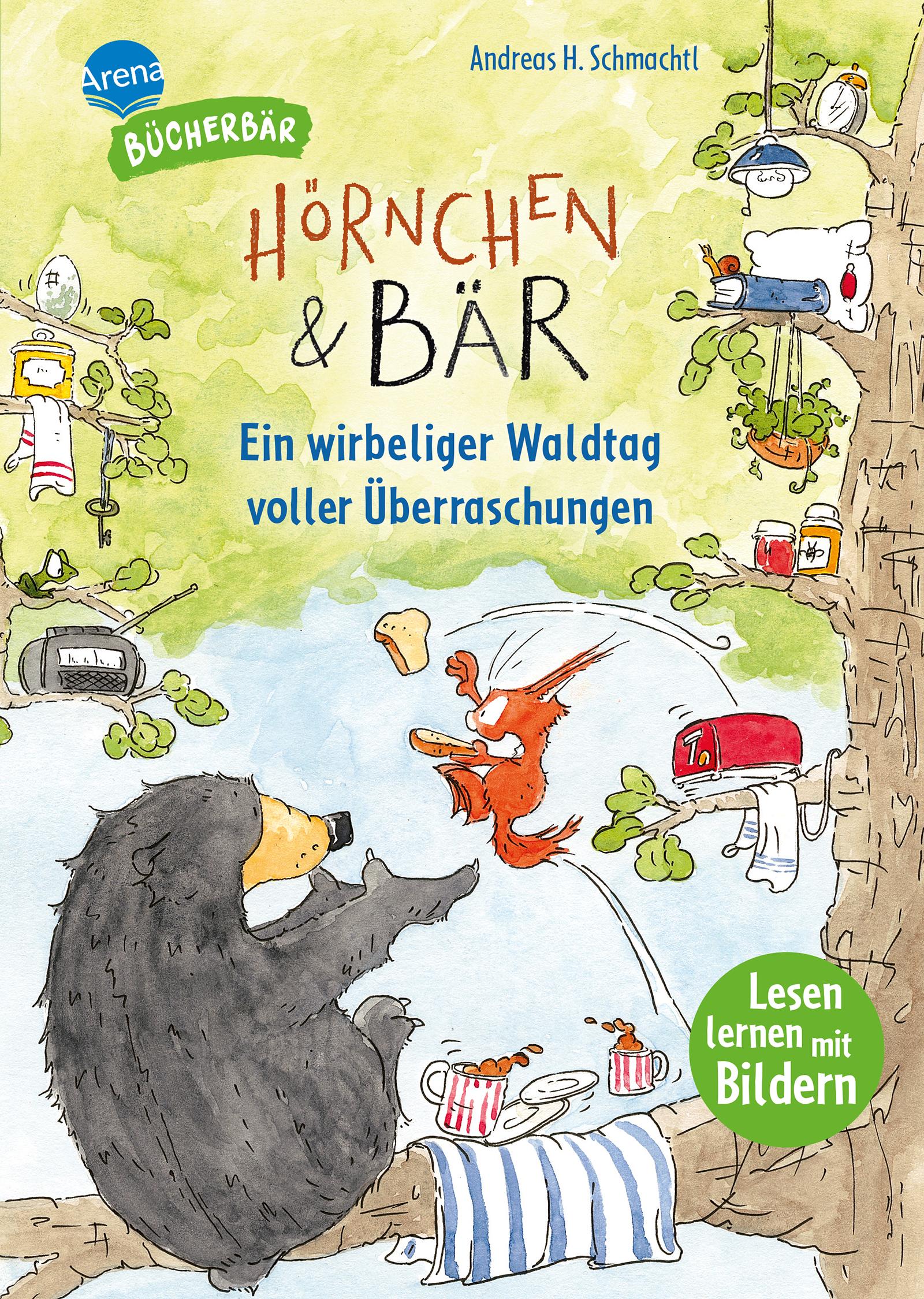 Vorderes Coverbild Hörnchen & Bär. Ein wirbeliger Waldtag voller Überraschungen