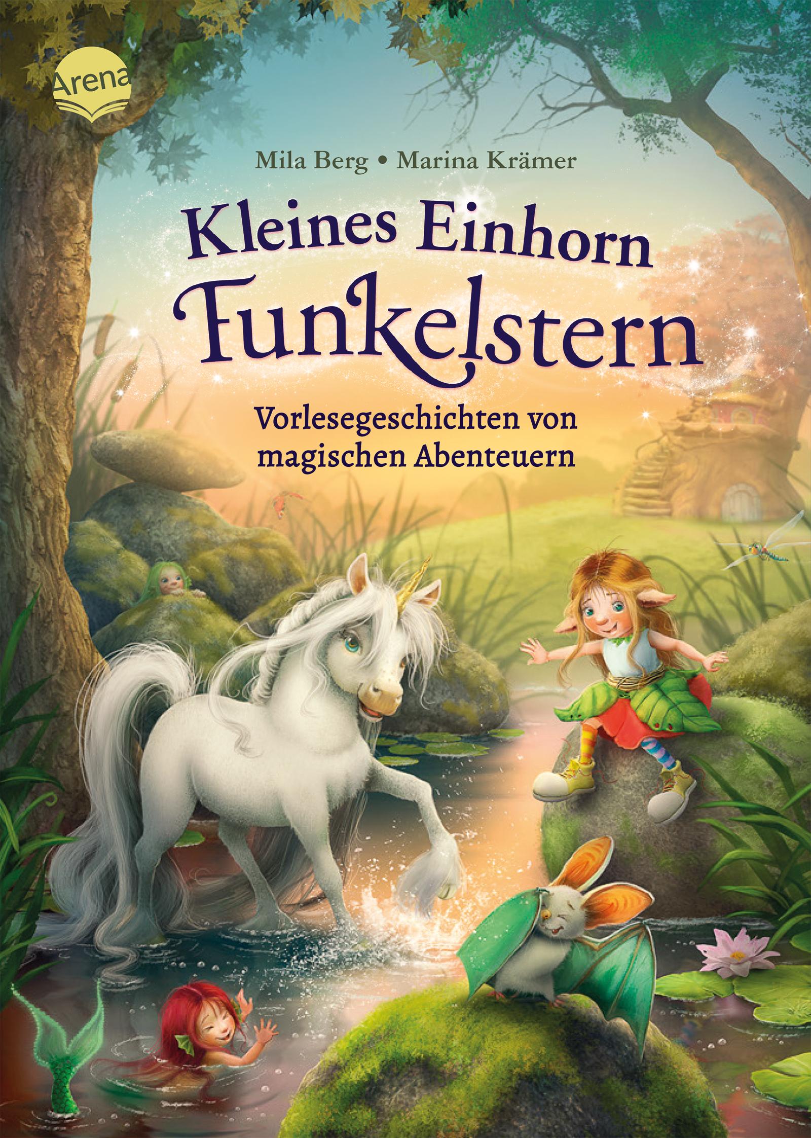 Vorderes Coverbild Kleines Einhorn Funkelstern. Vorlesegeschichten (3) von magischen Abenteuern