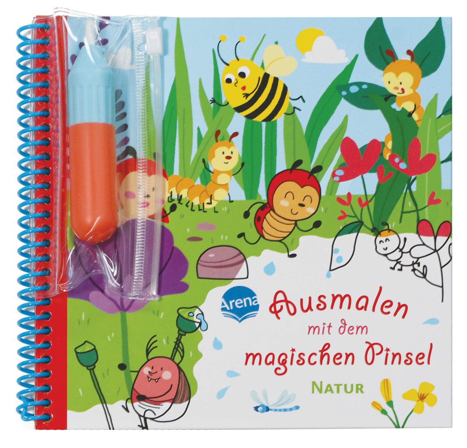 Vorderes Coverbild Ausmalen mit dem magischen Pinsel. Natur