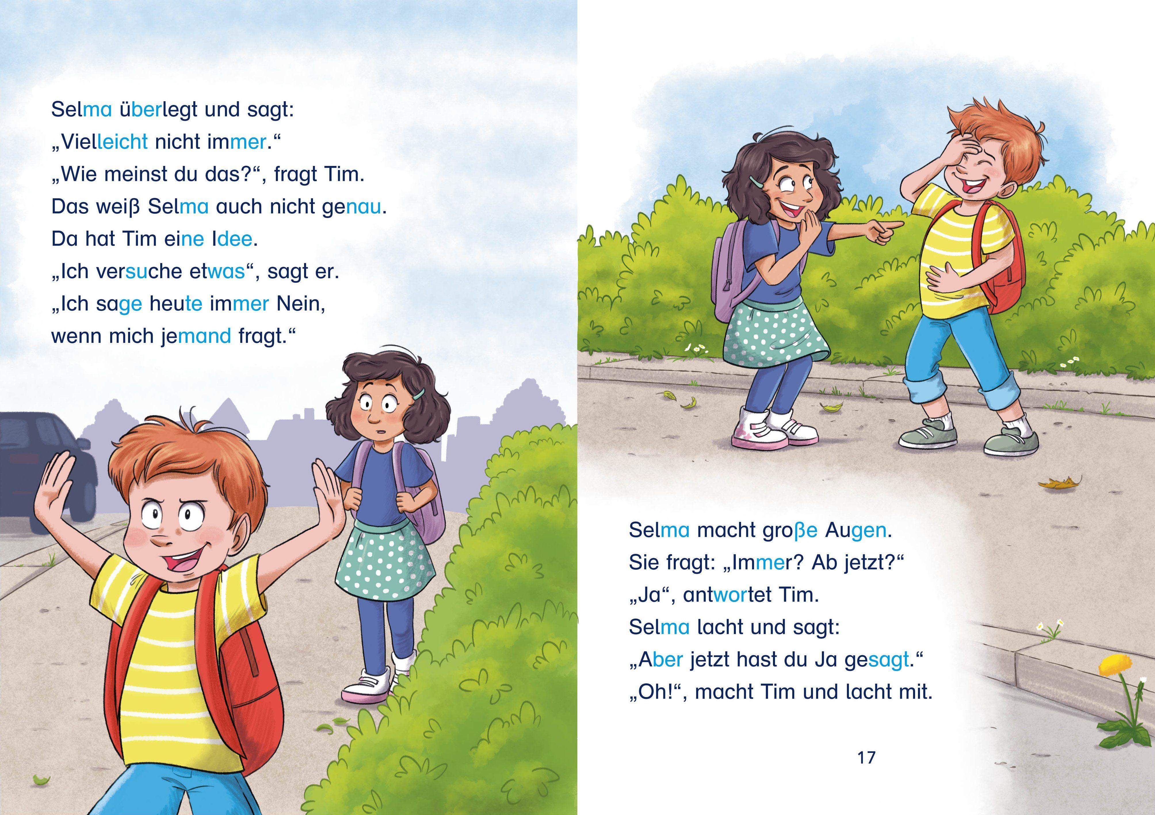 Beispielinhalt (Bild) Sag laut Nein, und geh nicht mit!
