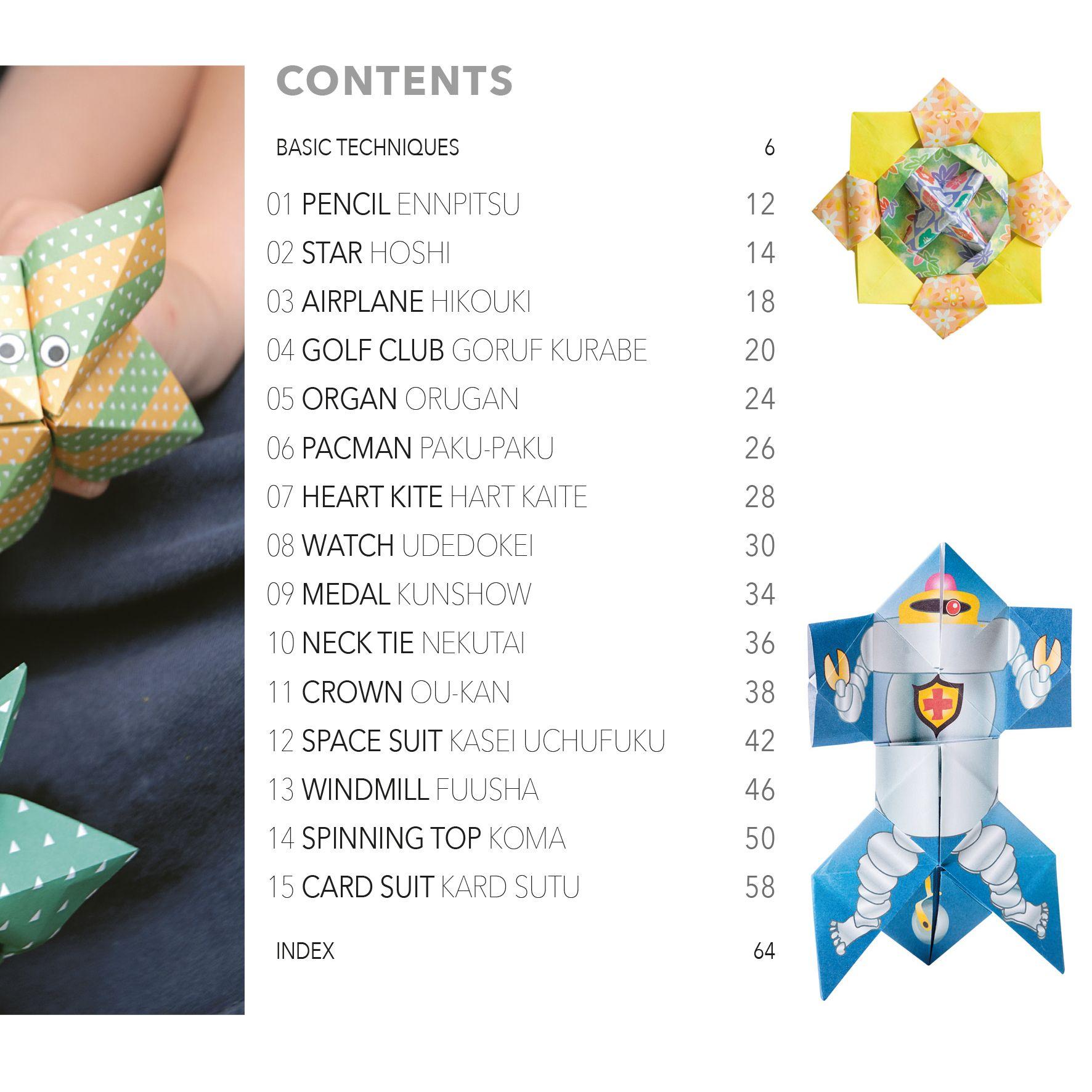 Beispielinhalt (Bild) Creative Japanese Origami