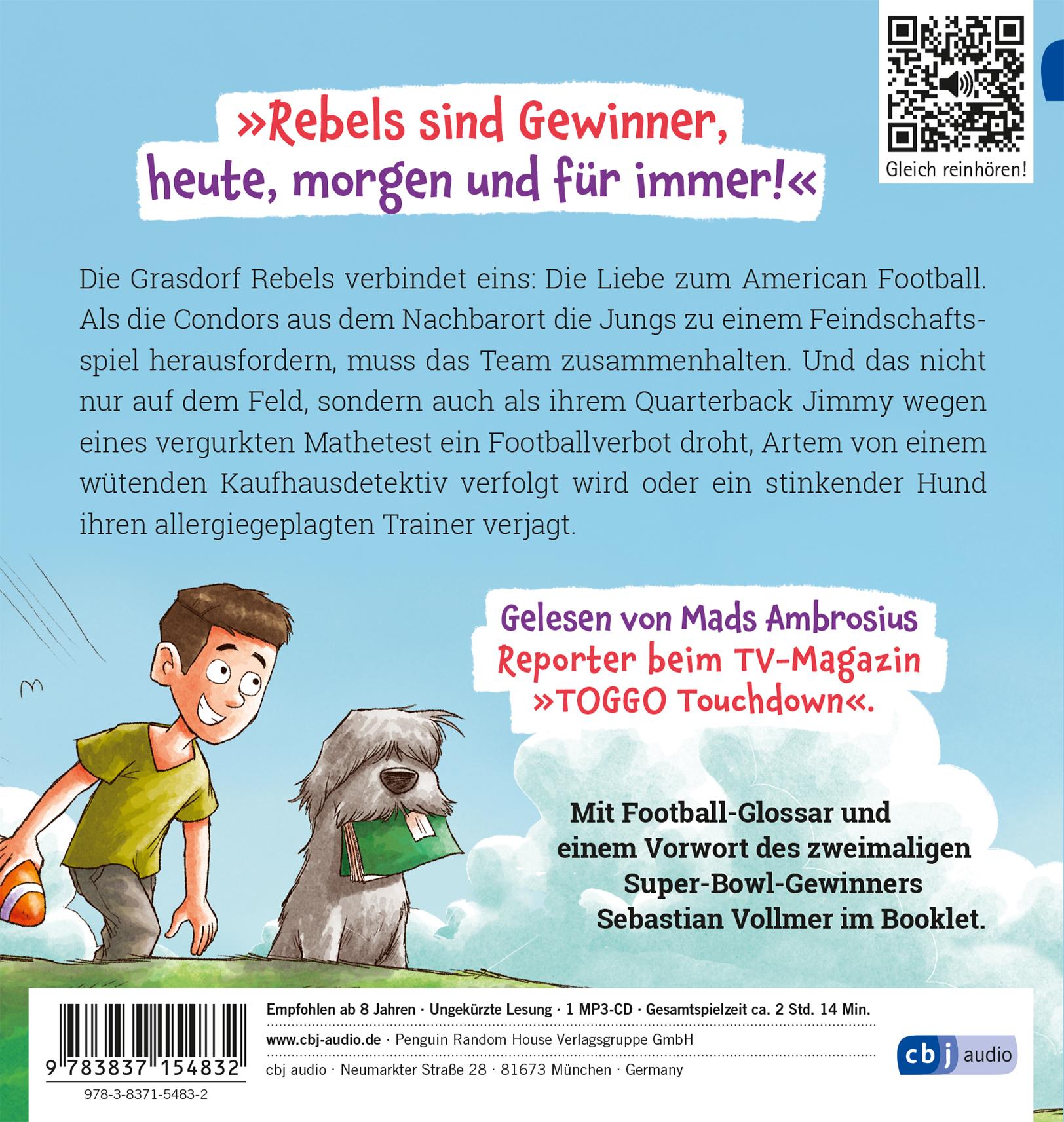 Beispielinhalt (Bild) Die Football-Freunde - Touchdown für die Grasdorf Rebels