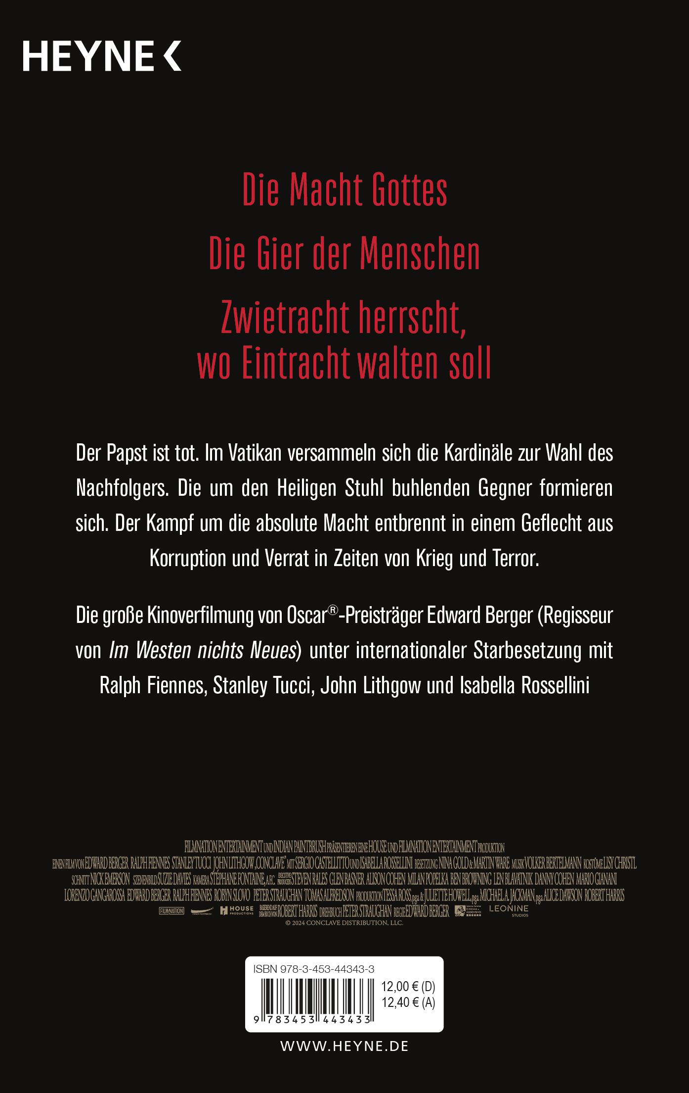 Beispielinhalt (Bild) Konklave