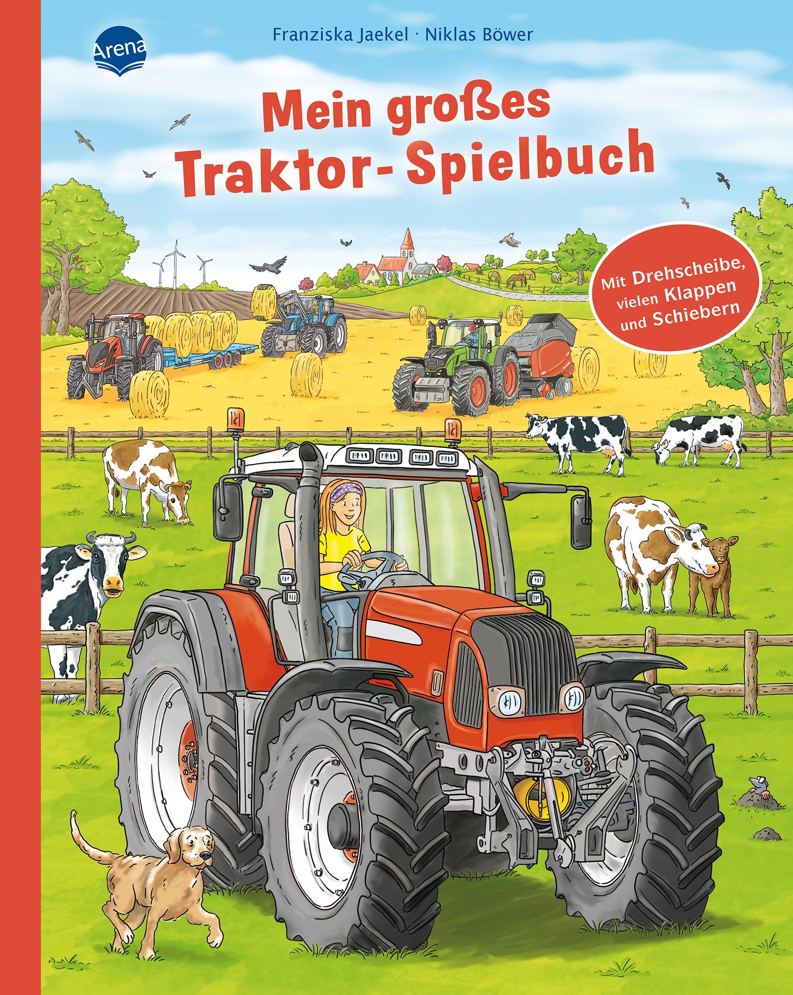 Vorderes Coverbild Mein großes Traktor-Spielbuch. Mit Drehscheibe, vielen Klappen und Schiebern