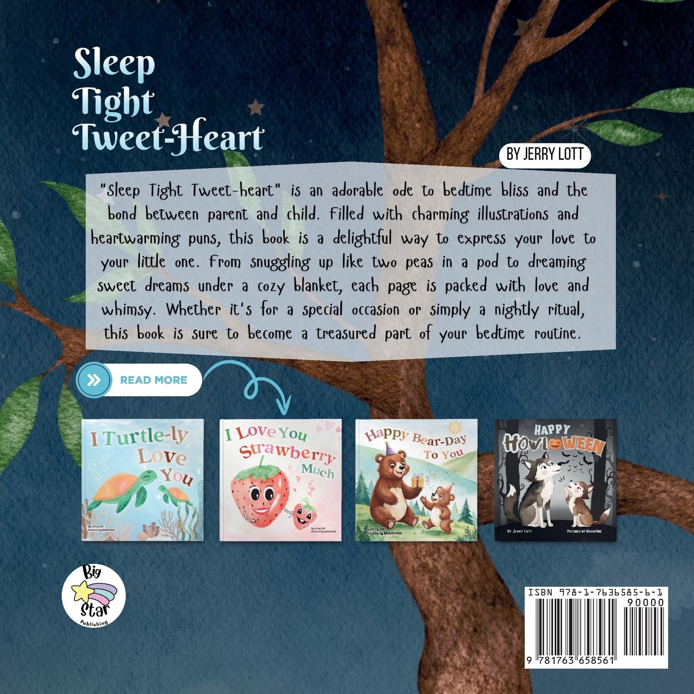 Rückseitencover Sleep Tight Tweet Heart