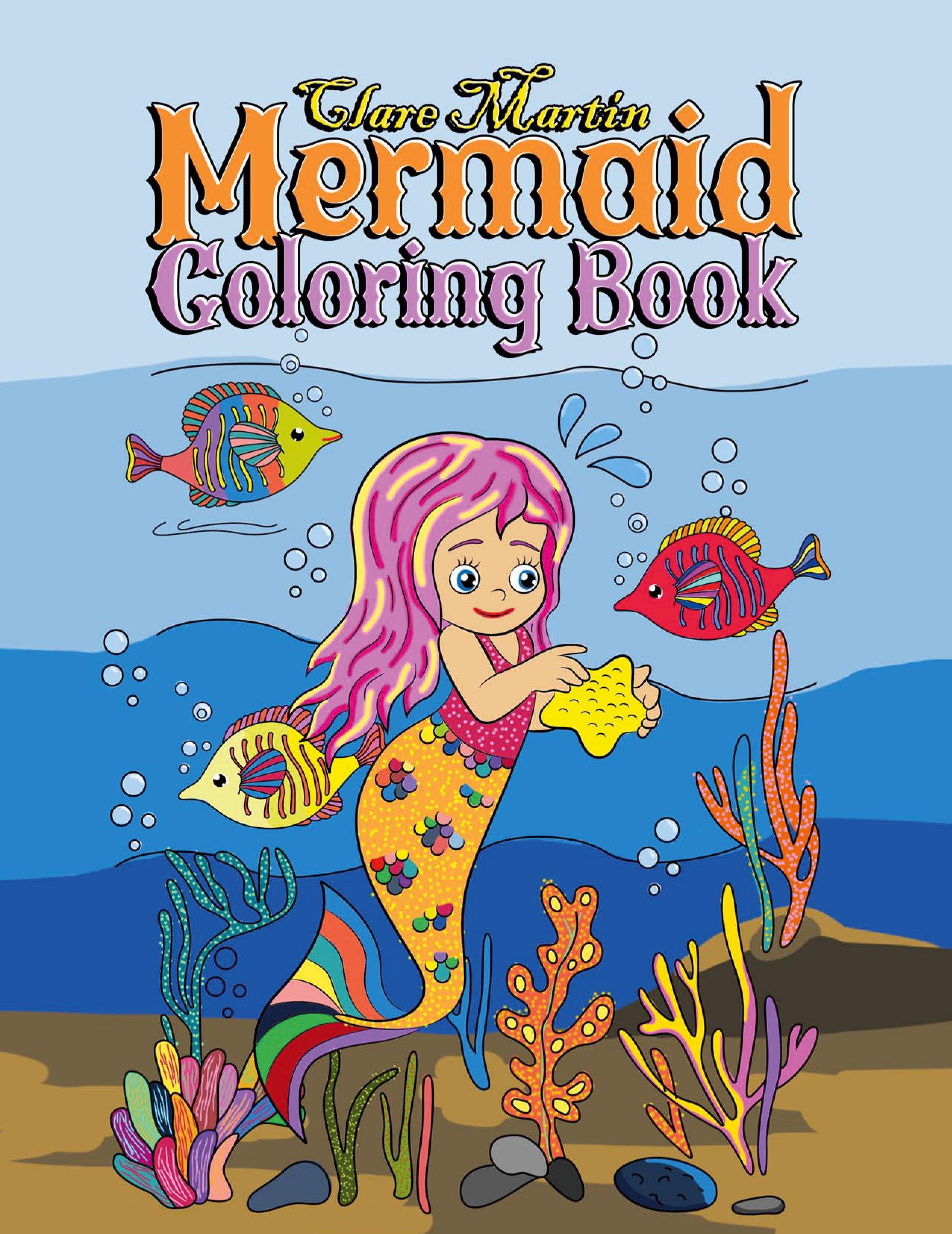 Vorderes Coverbild Mermaid Coloring Book