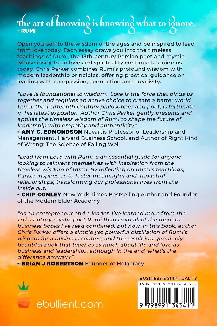 Rückseitencover Lead from Love with Rumi