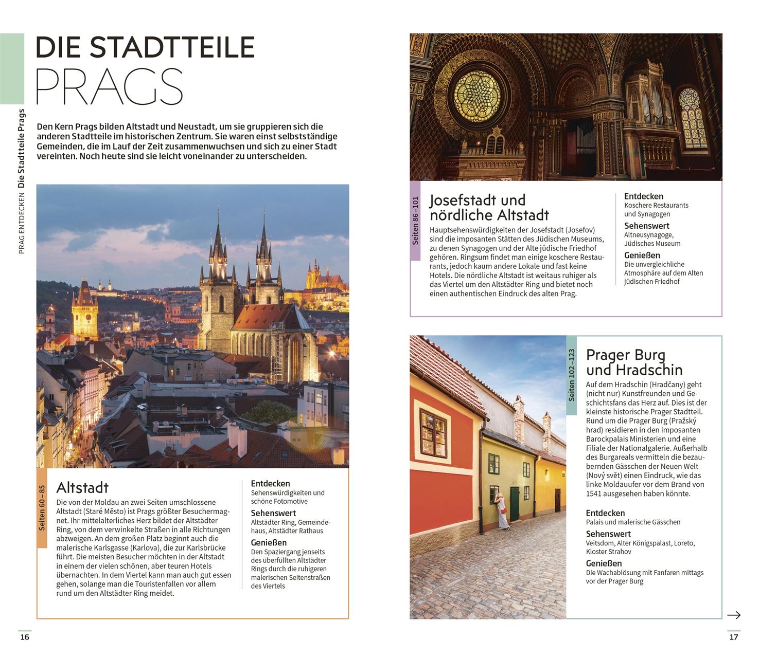 Beispielinhalt (Bild) Vis-à-Vis Reiseführer Prag