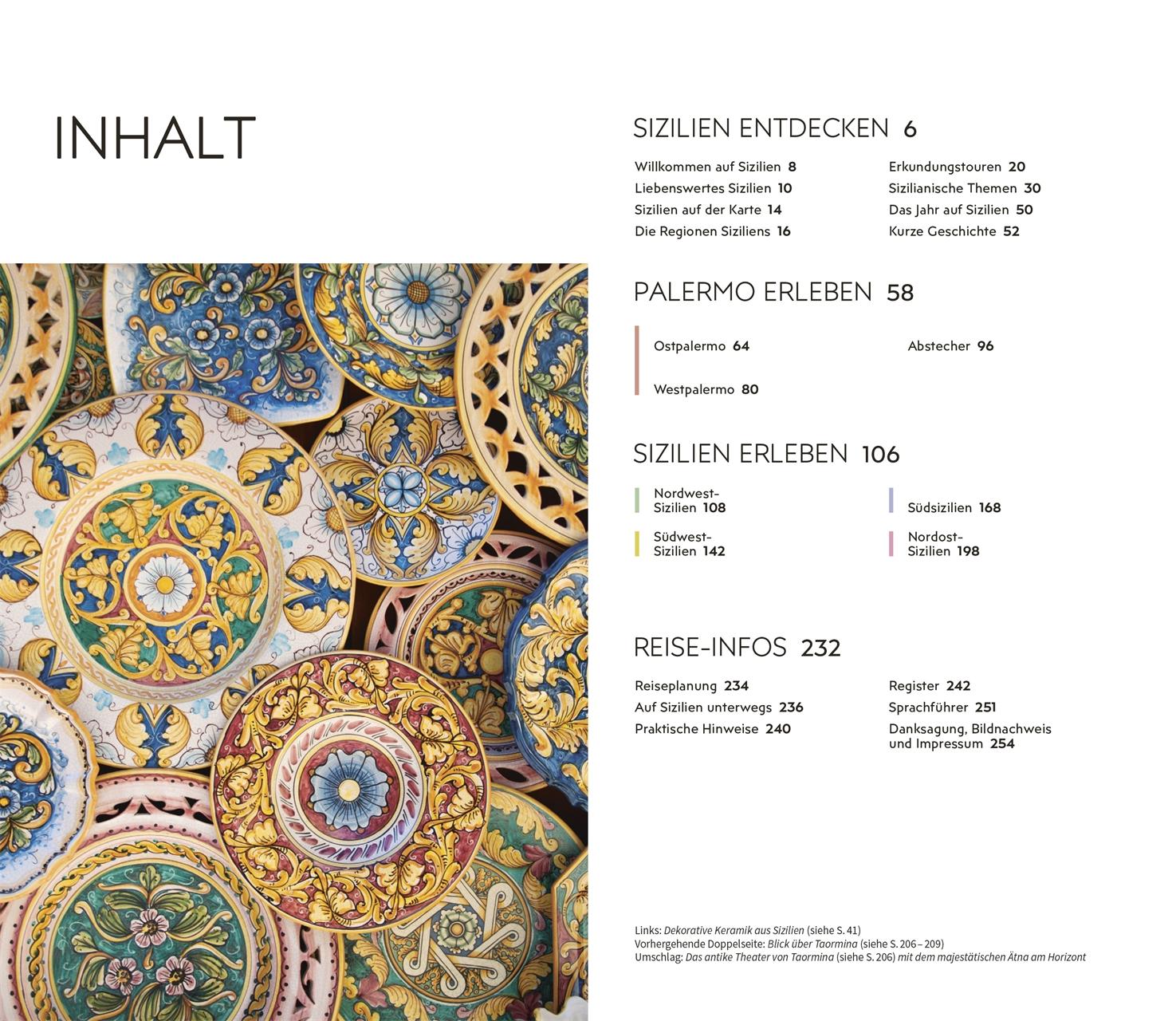 Beispielinhalt (Bild) Vis-à-Vis Reiseführer Sizilien