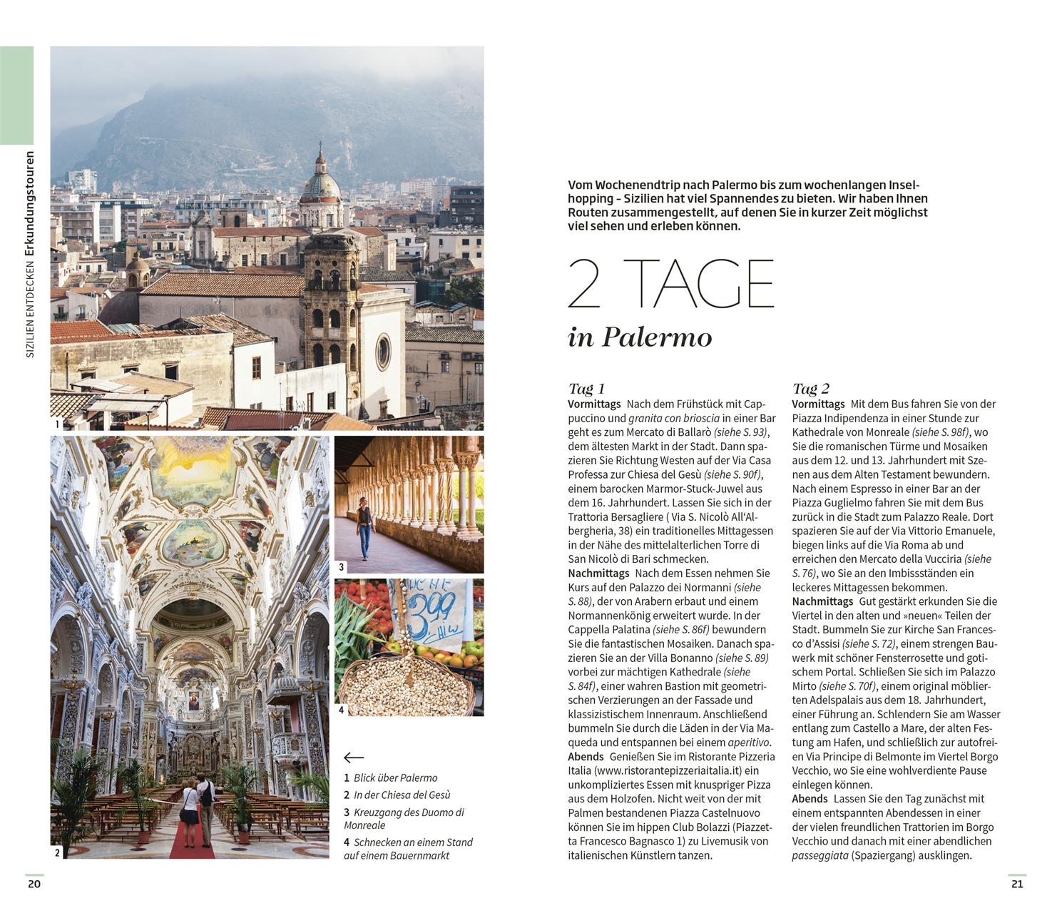 Beispielinhalt (Bild) Vis-à-Vis Reiseführer Sizilien