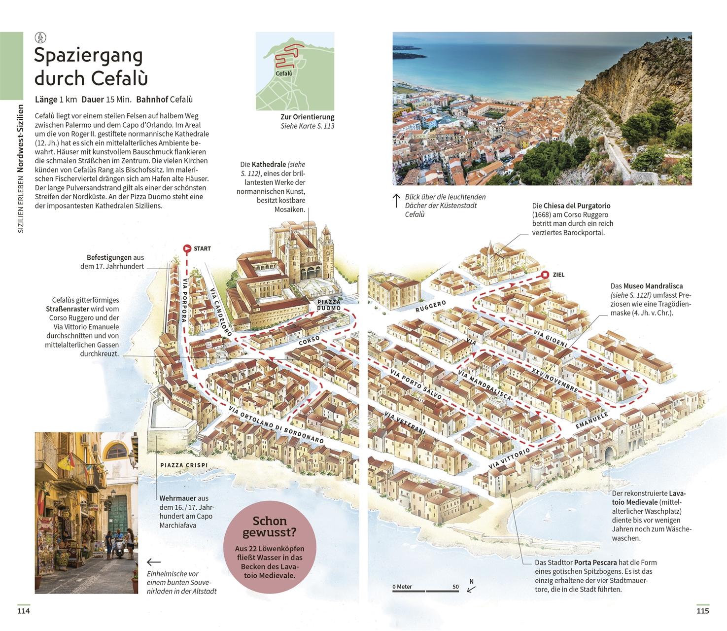 Beispielinhalt (Bild) Vis-à-Vis Reiseführer Sizilien