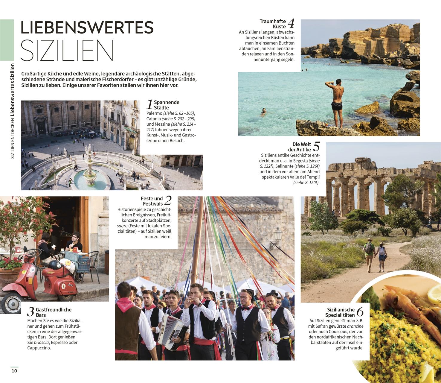 Beispielinhalt (Bild) Vis-à-Vis Reiseführer Sizilien