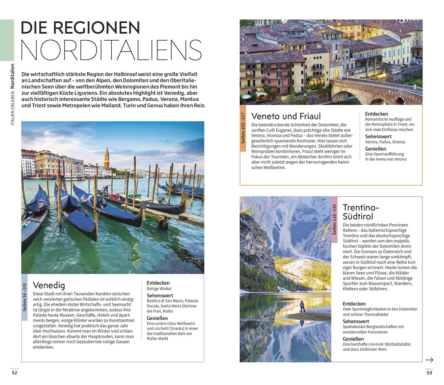 Beispielinhalt (Bild) Vis-à-Vis Reiseführer Italien