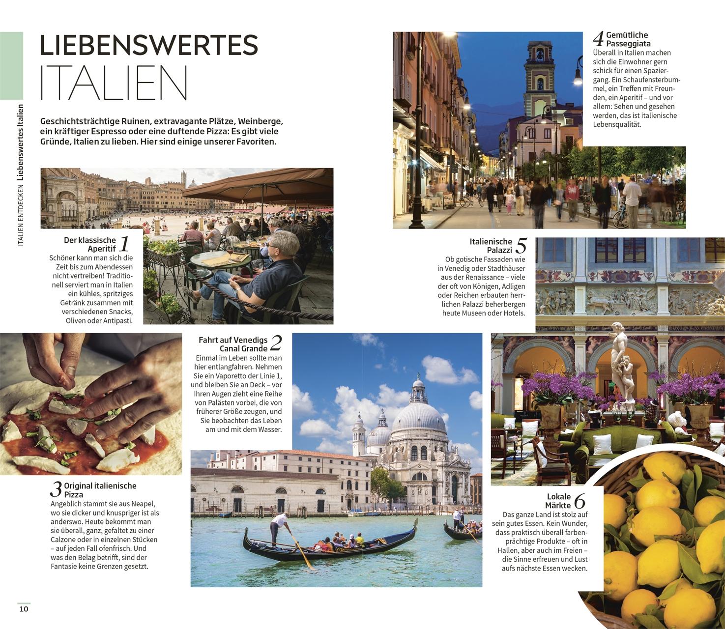 Beispielinhalt (Bild) Vis-à-Vis Reiseführer Italien
