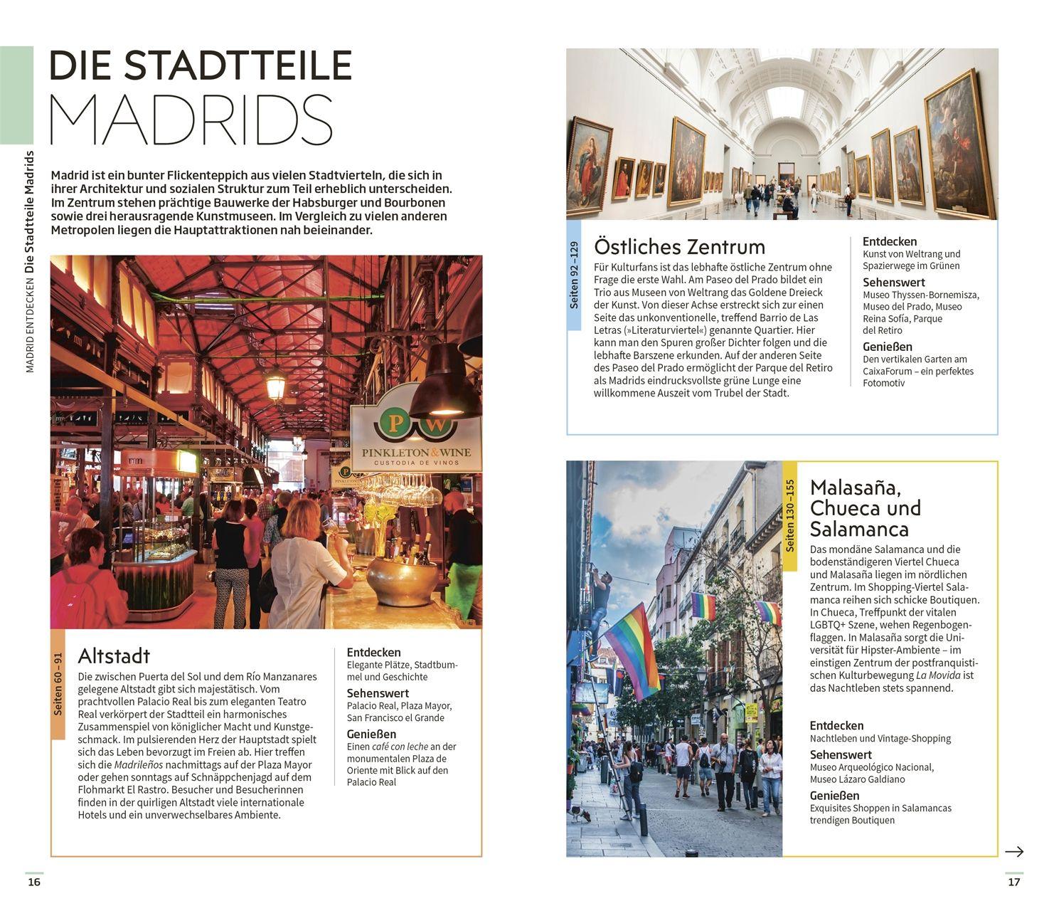 Beispielinhalt (Bild) Vis-à-Vis Reiseführer Madrid