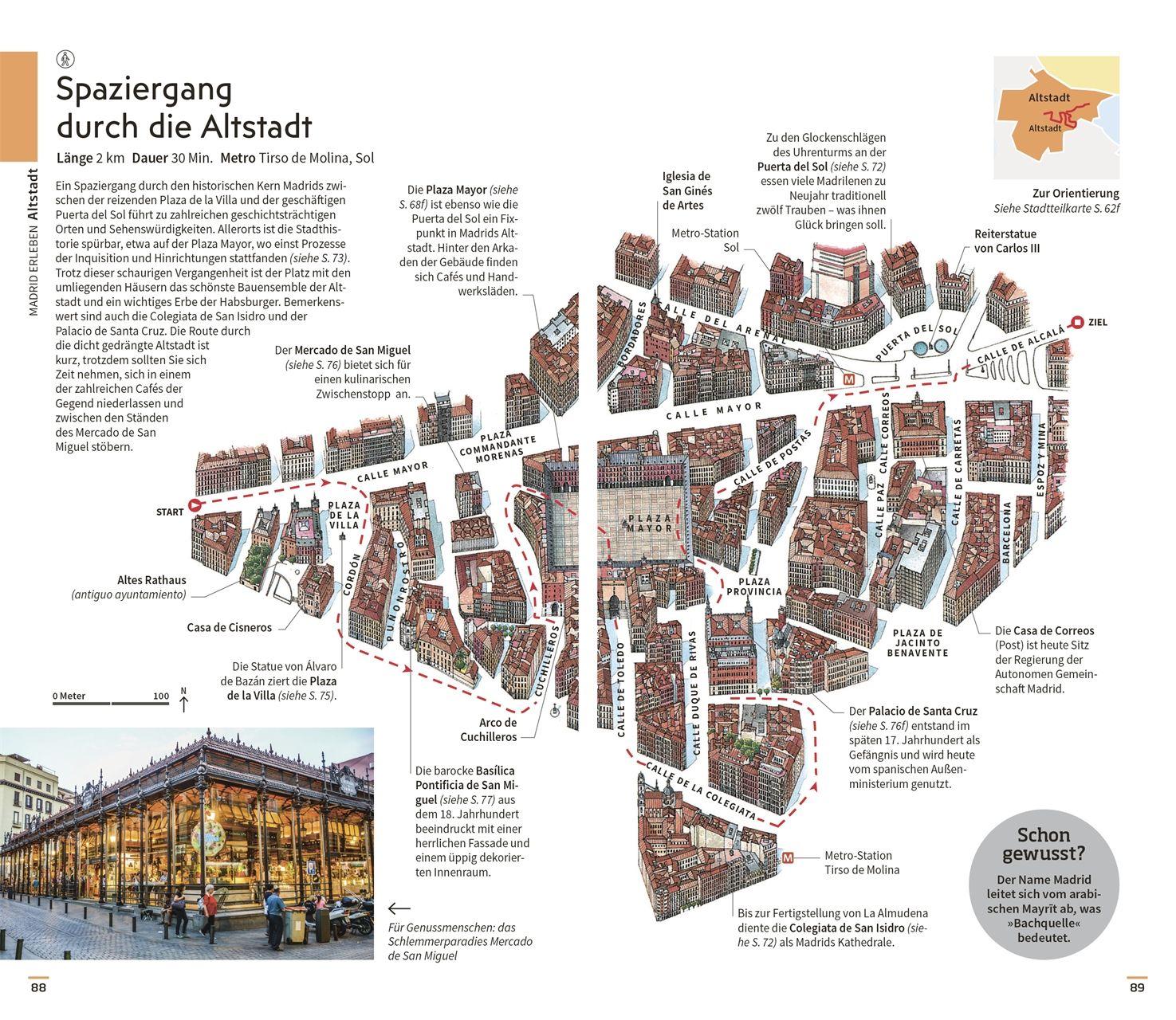 Beispielinhalt (Bild) Vis-à-Vis Reiseführer Madrid