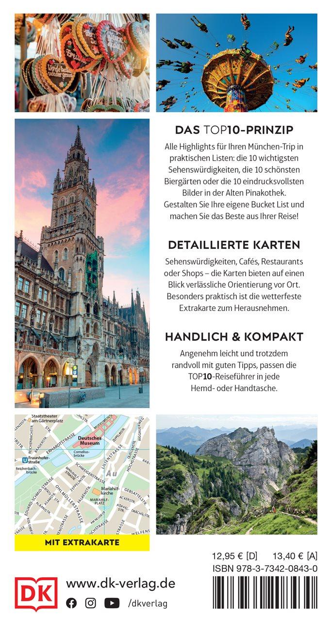 Rückseitencover TOP10 Reiseführer München