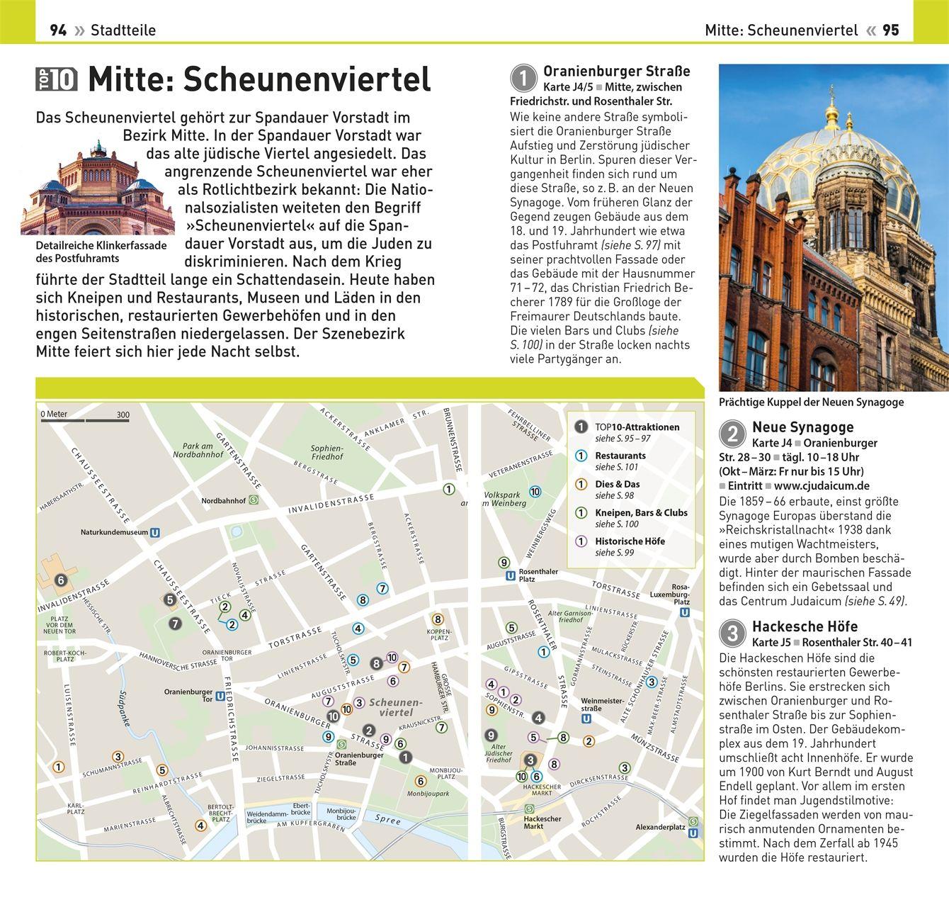 Beispielinhalt (Bild) TOP10 Reiseführer Berlin