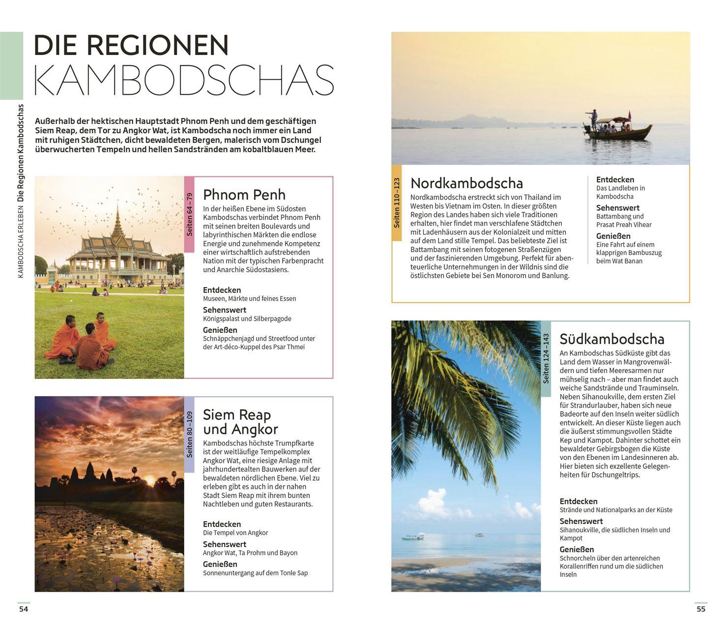 Beispielinhalt (Bild) Vis-à-Vis Reiseführer Kambodscha & Laos