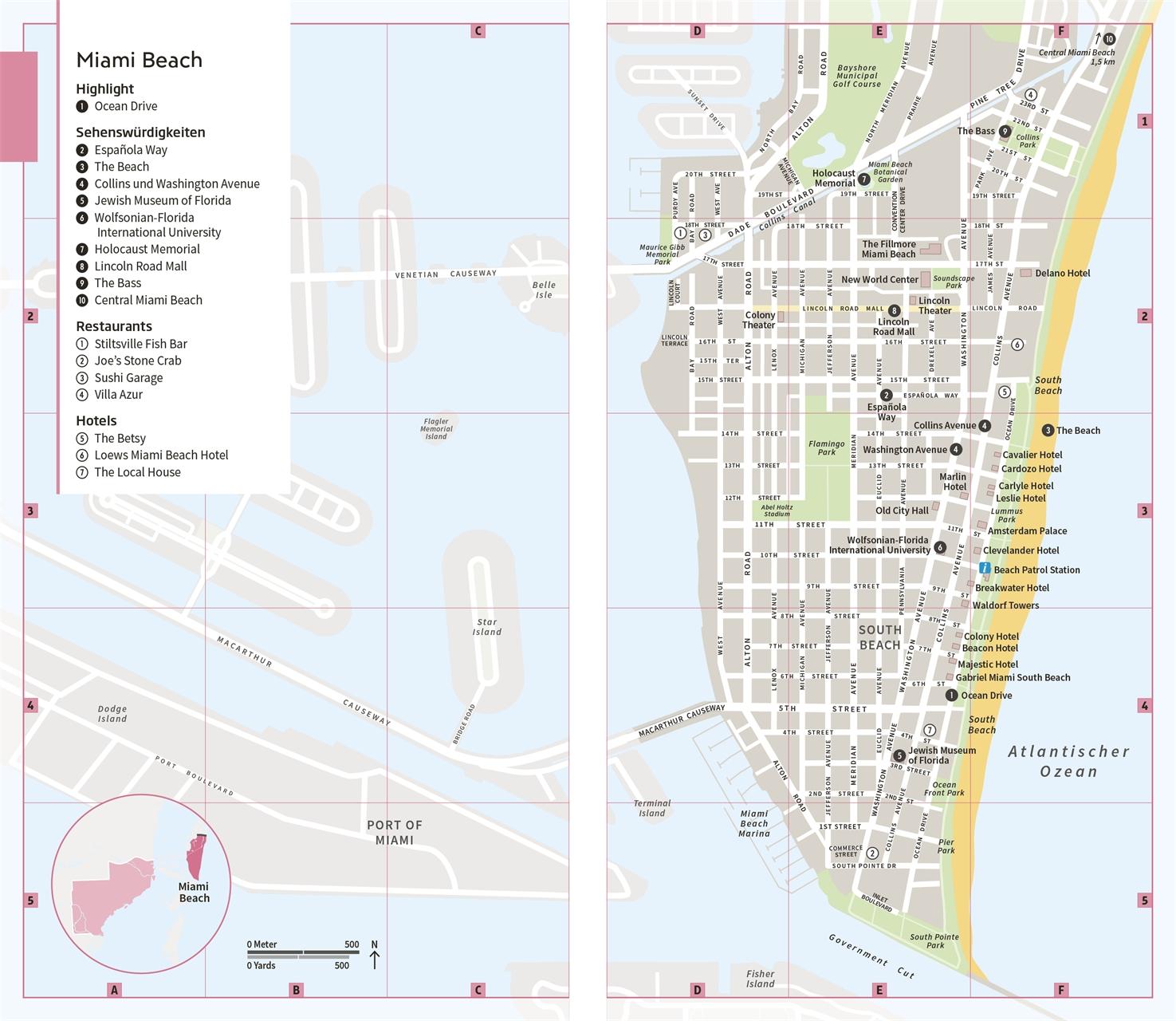 Beispielinhalt (Bild) Vis-à-Vis Reiseführer Florida